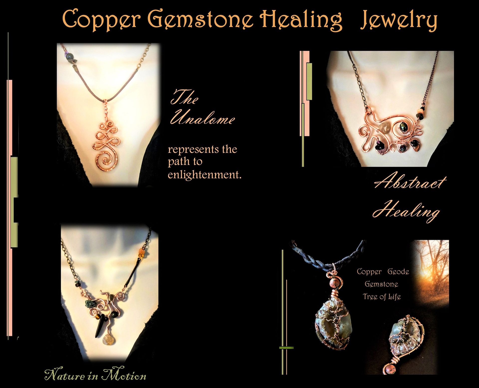 Custom, Necklace, Gemstone Healing Jewelry, Zen, Jewelry, Necklace, Wife Gift