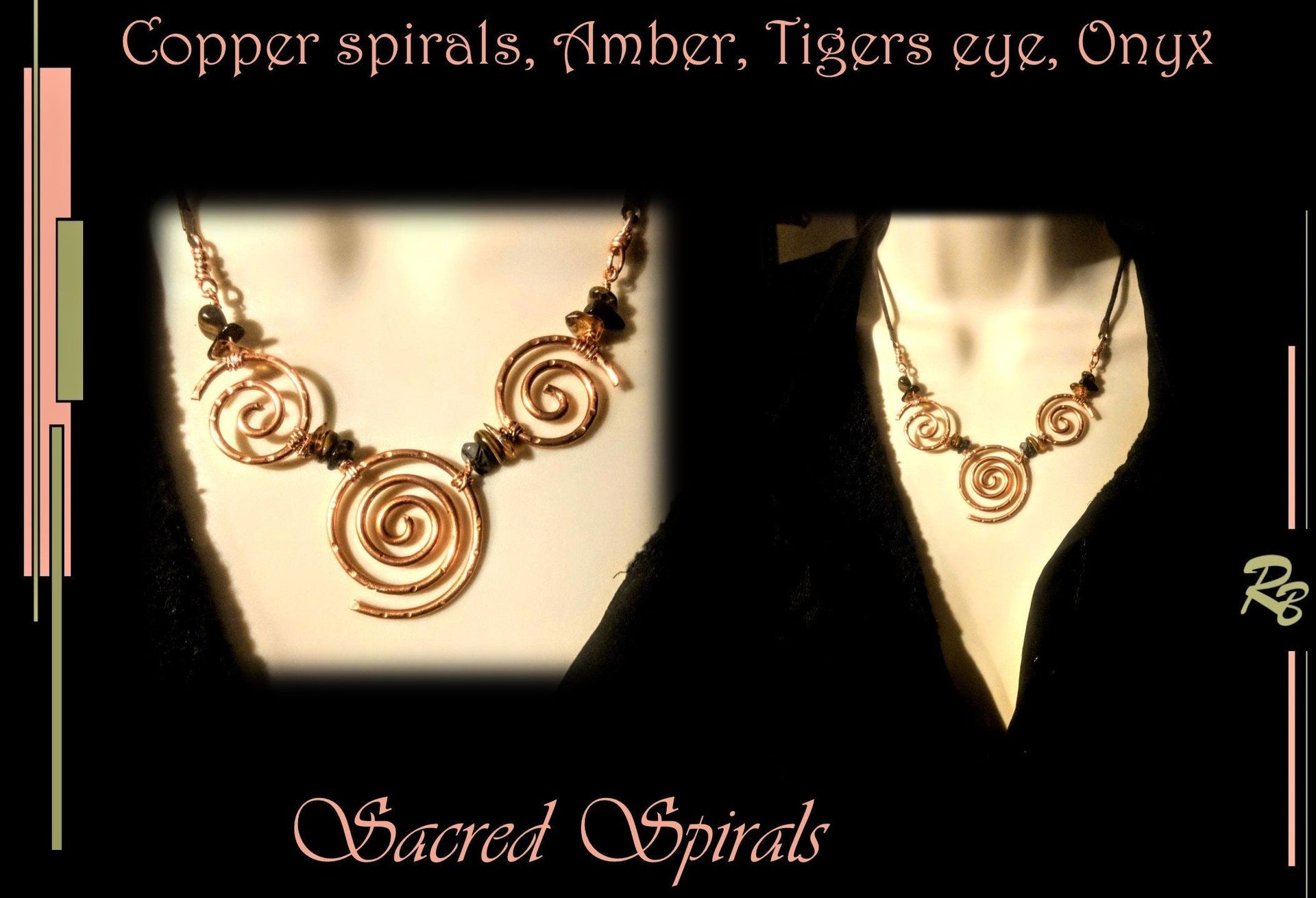Spiral, jewelry, Metaphysical, gemstones, Healing jewelry, Gemstone Healing jewelry, Crystal healing, Gemstone Healing , Gemstone Necklace, Zen, Jewelry, Healing, Copper, Sacred Spirals, Spiral jewelry,