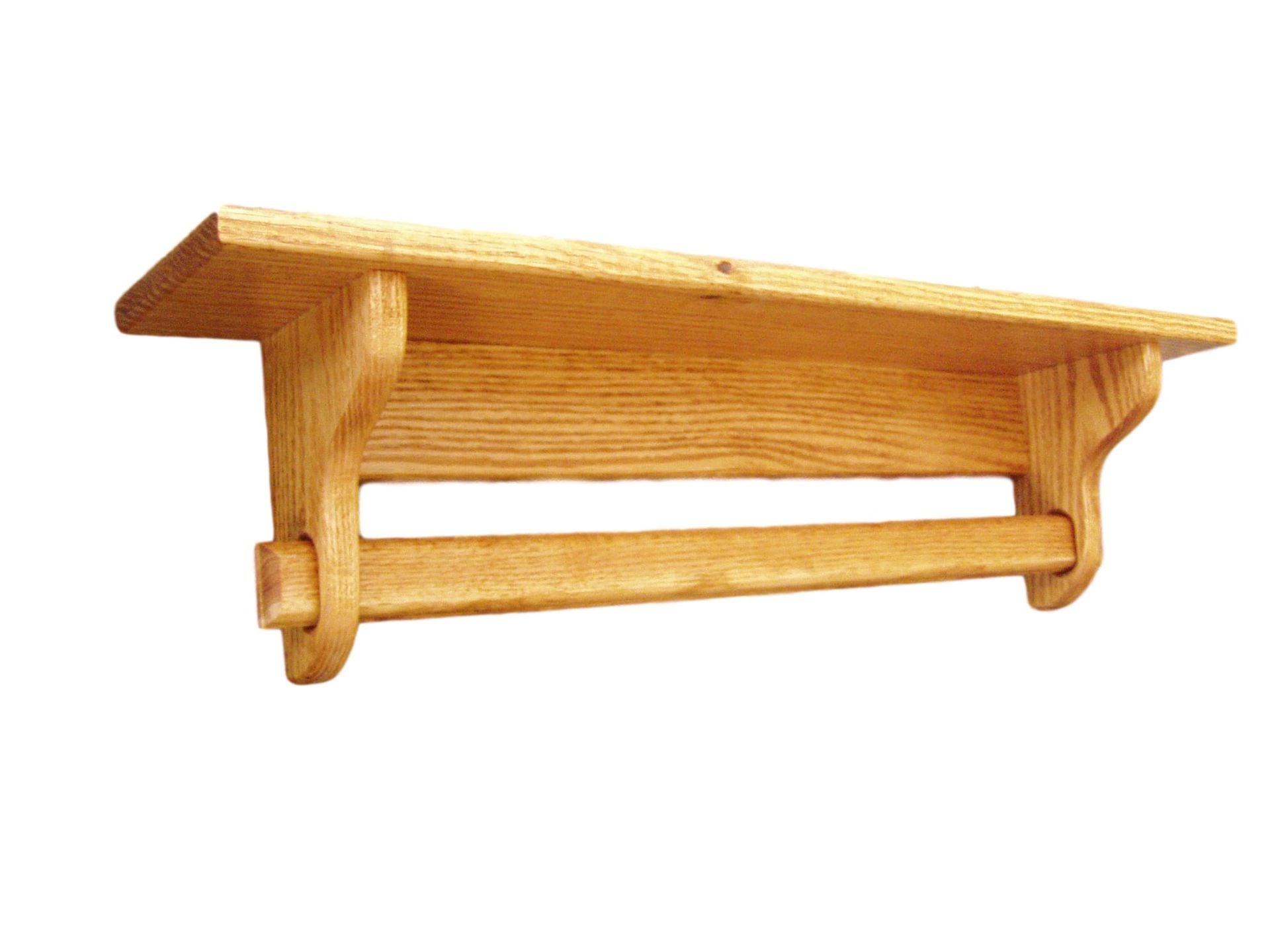 Quilt Hanger 48 Inch Oak Quilt Rack Wall Hanging Rack - Quilt Room Decor 1