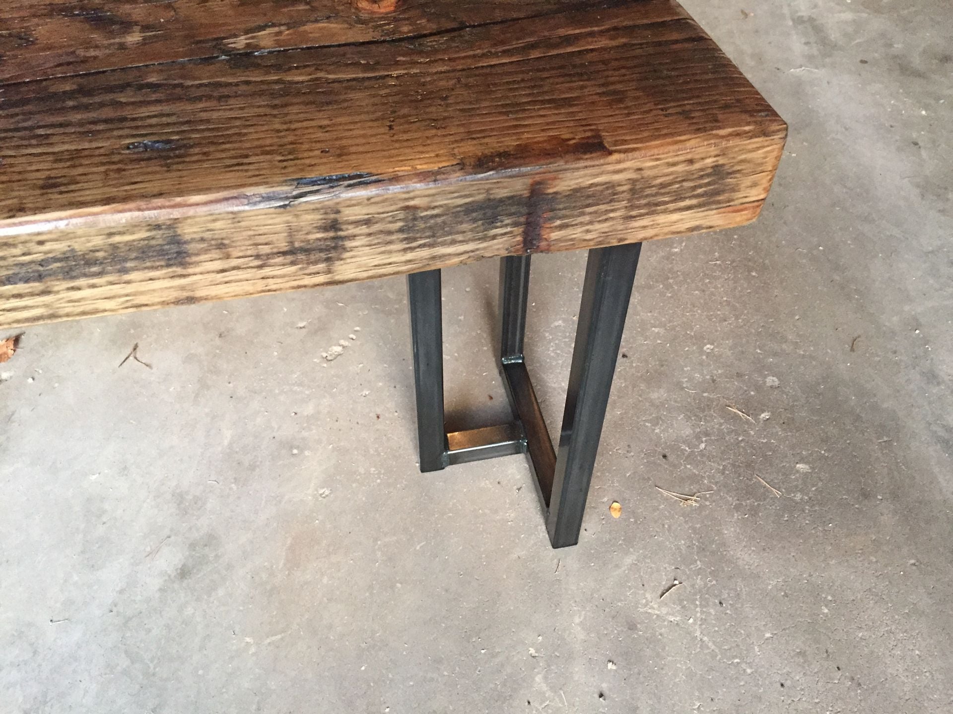 Reclaimed Wood (Pine) Bench - Handmade In Denver 4