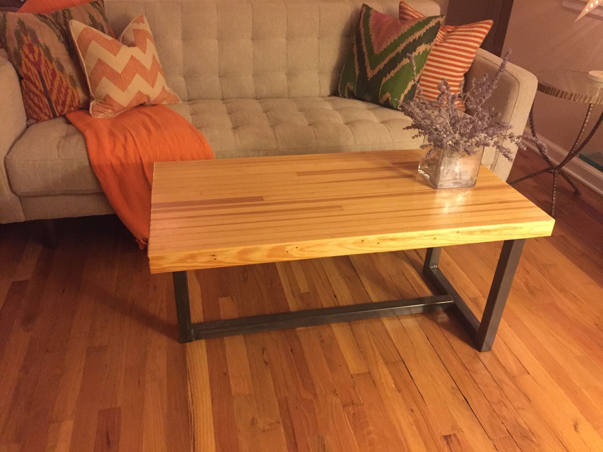 Reclaimed Bowling Alley Coffee Table 3