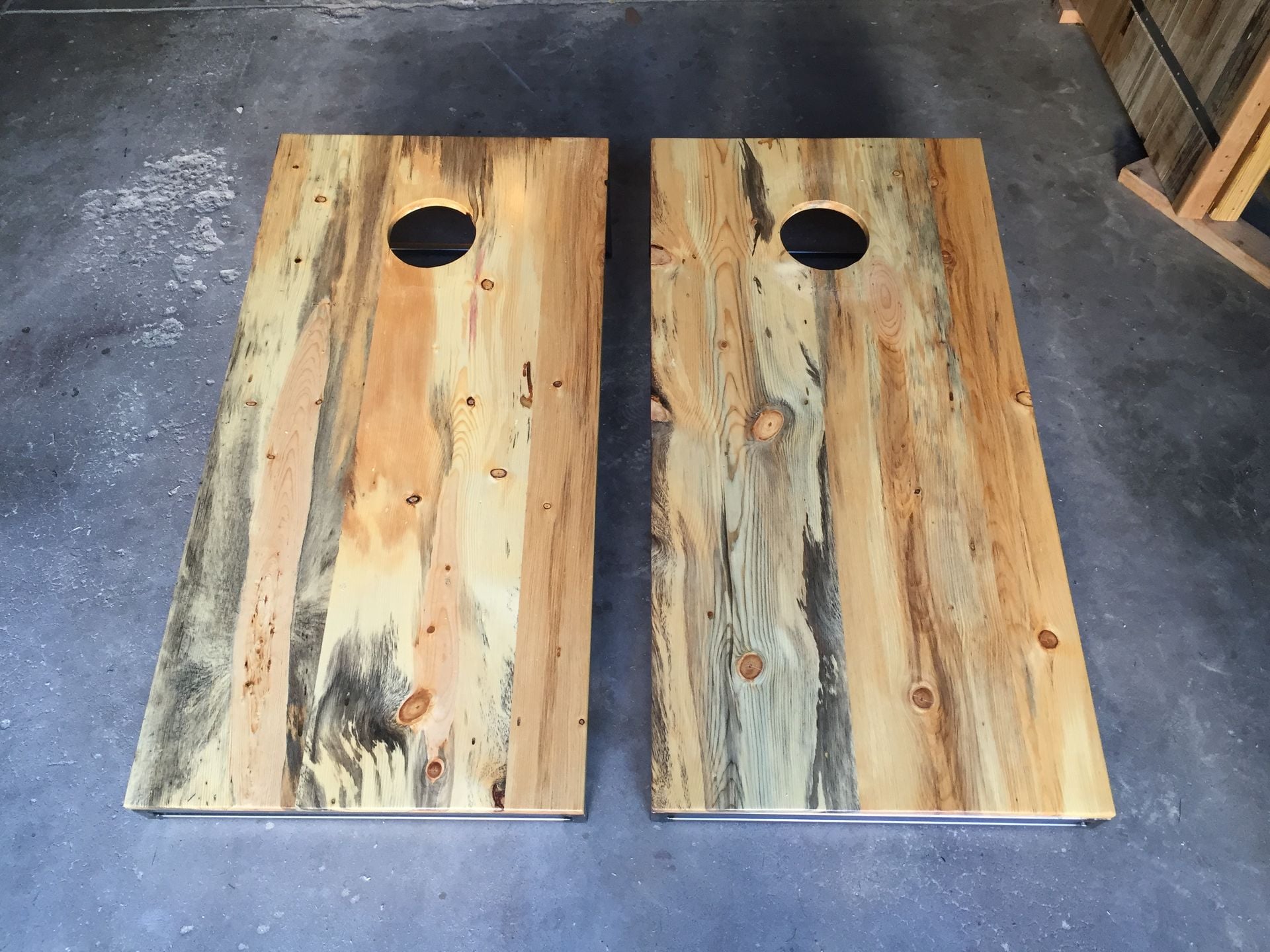 Beetle Kill Pine Cornhole / Bag Boards 5 