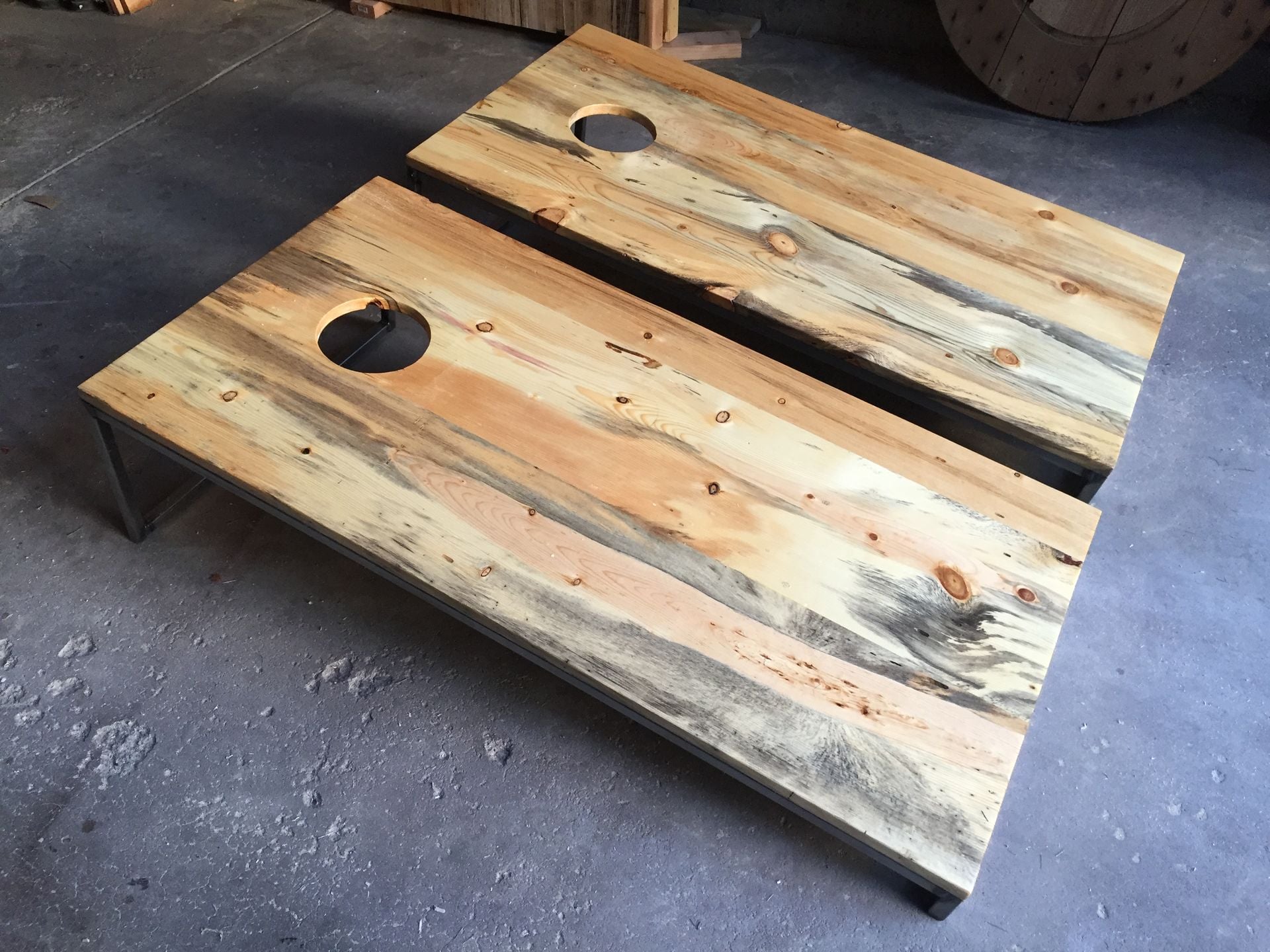 Beetle Kill Pine Cornhole / Bag Boards 3 