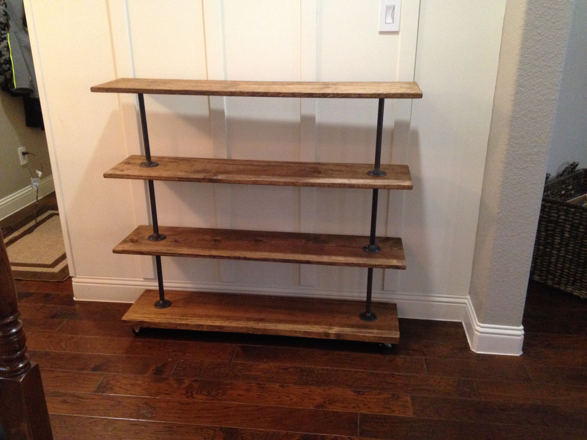 Rolling Storage Cart With Four Shelves 2