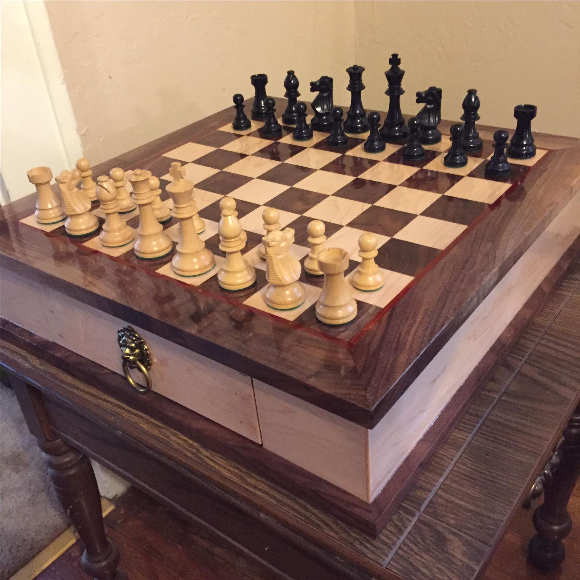 Chessboard With Drawers 2