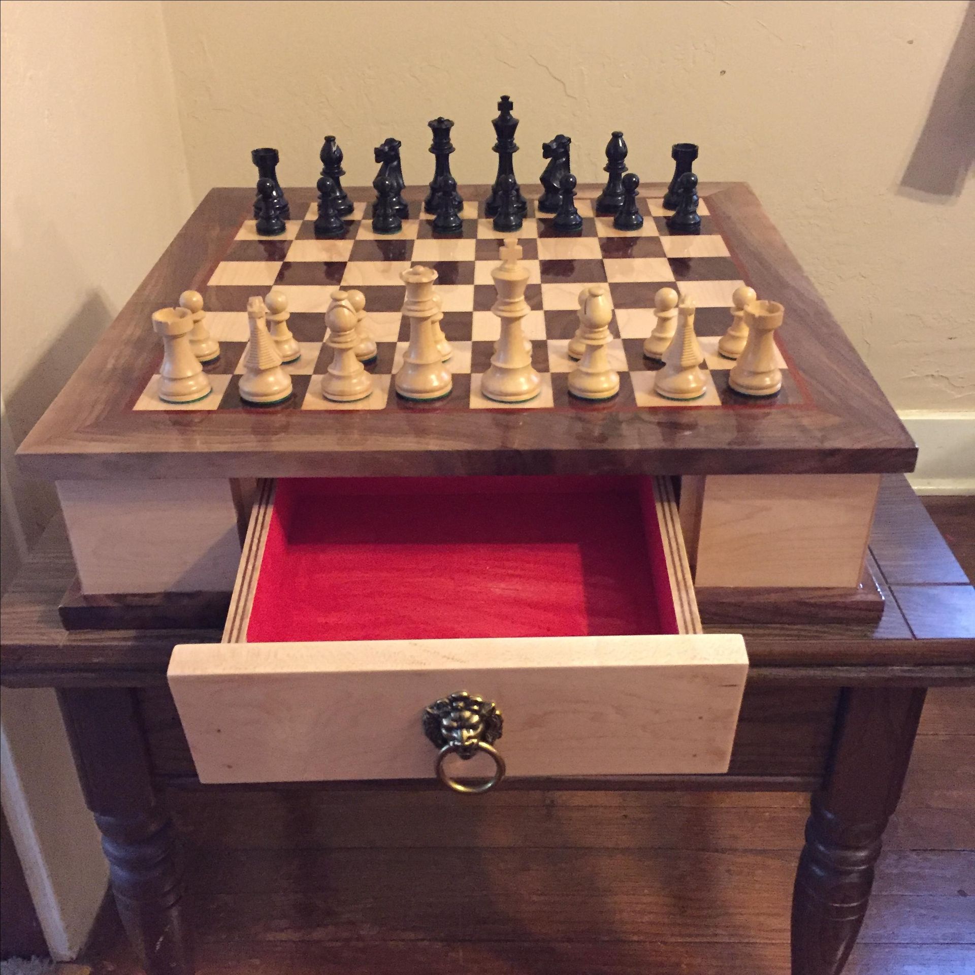Chessboard With Drawers 3
