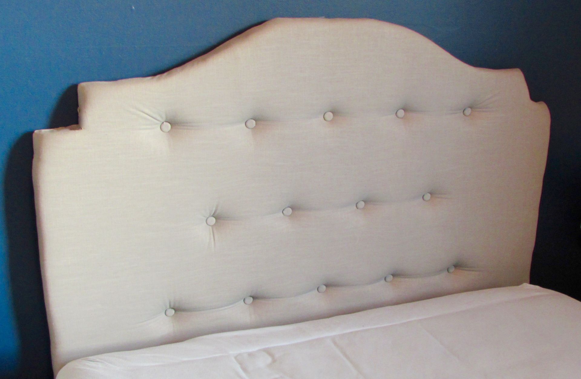 Tufted Linen Headboard