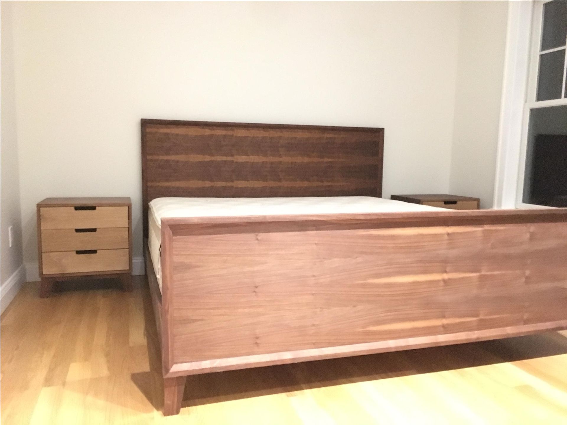 King Sized Bed And Matching Nightstands