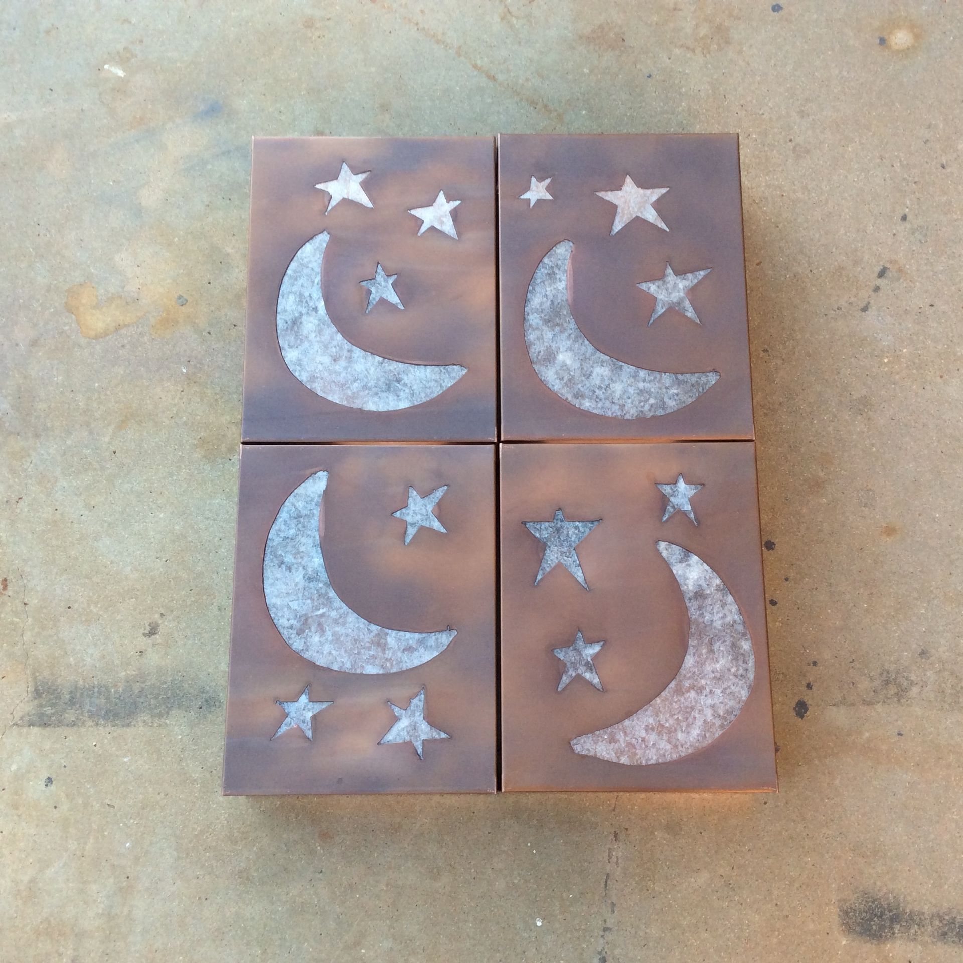 The Moon & Stars In Copper 4 