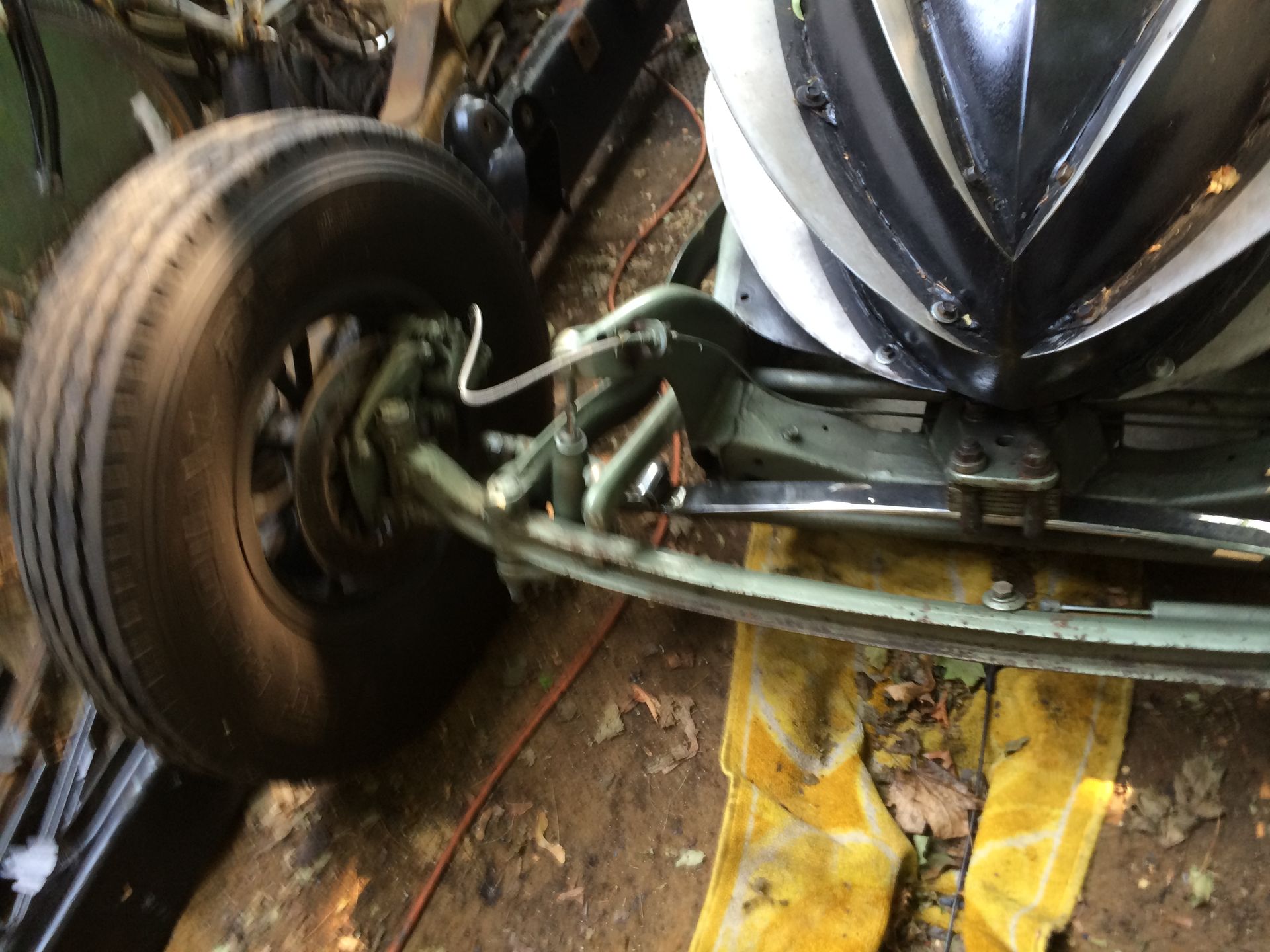Custom Nose Cone/Intercooler. Hammer-Formed Steel And Cut Aluminum. 2 