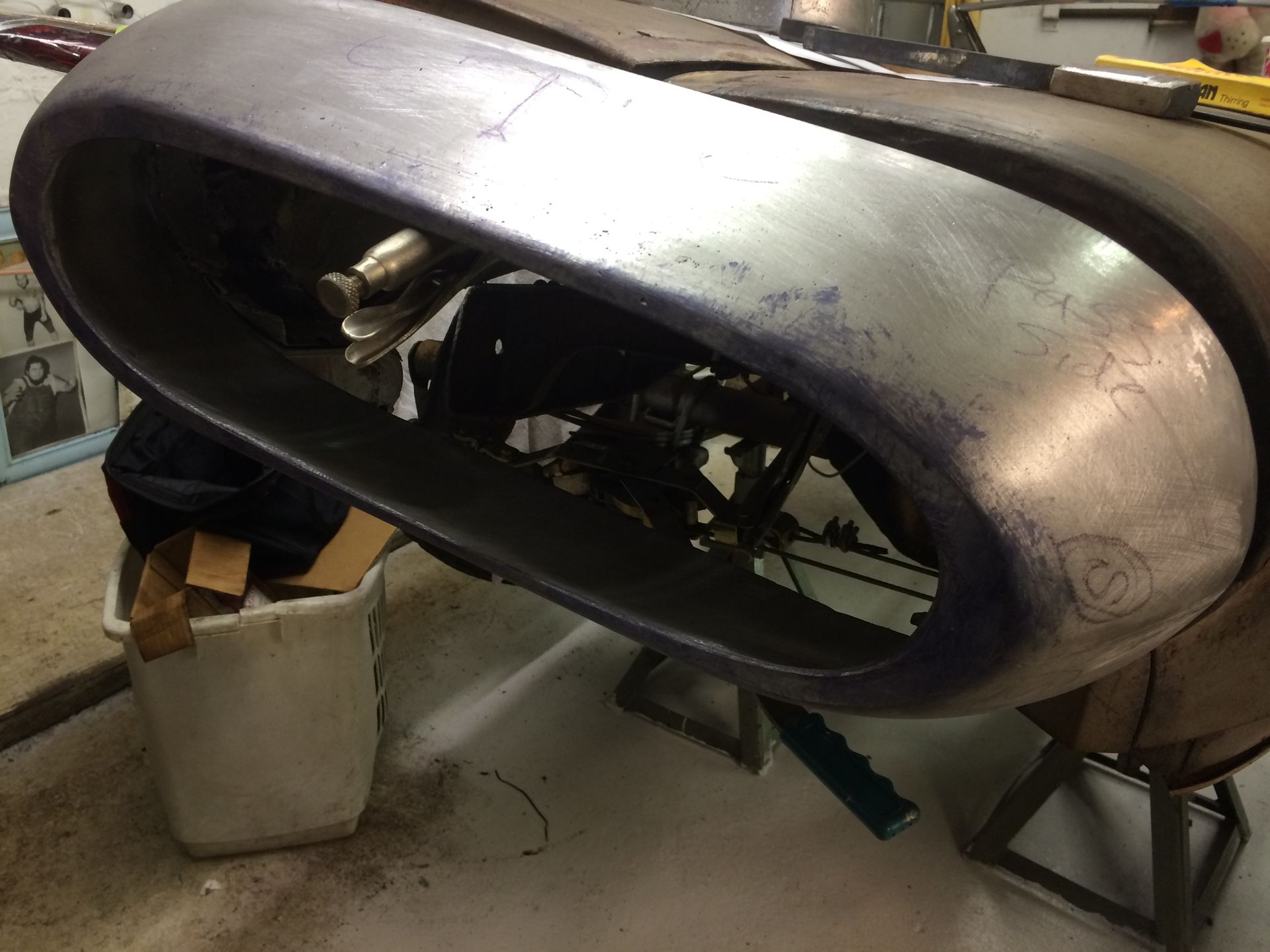 Custom Rear Bumper/Infinity Light Assembly.
