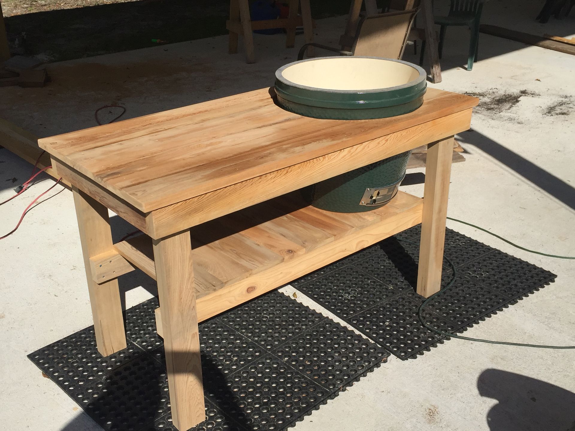 Green Egg Grill Table! 2