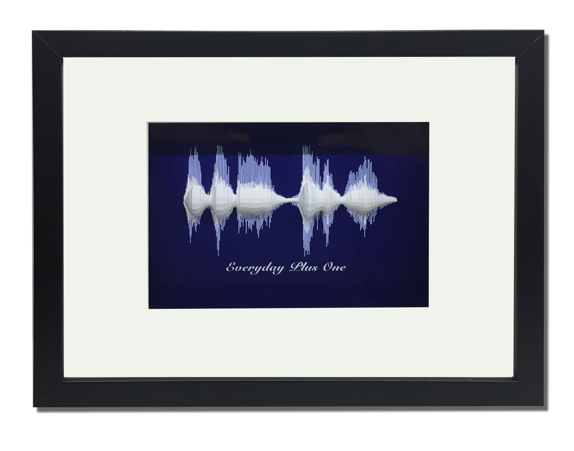 Personalized 3d Sound Wave Shadow Box. Unique Gift Idea For Any Occasion