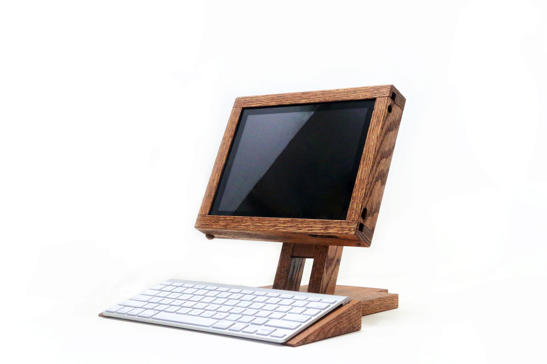 Woodwarmth Pos Stand With Keyboard Attachment