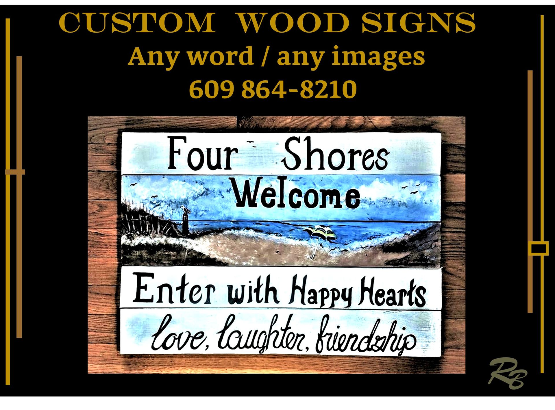 Beach, House, Sign, Beach House, Decor, Custom Sign,