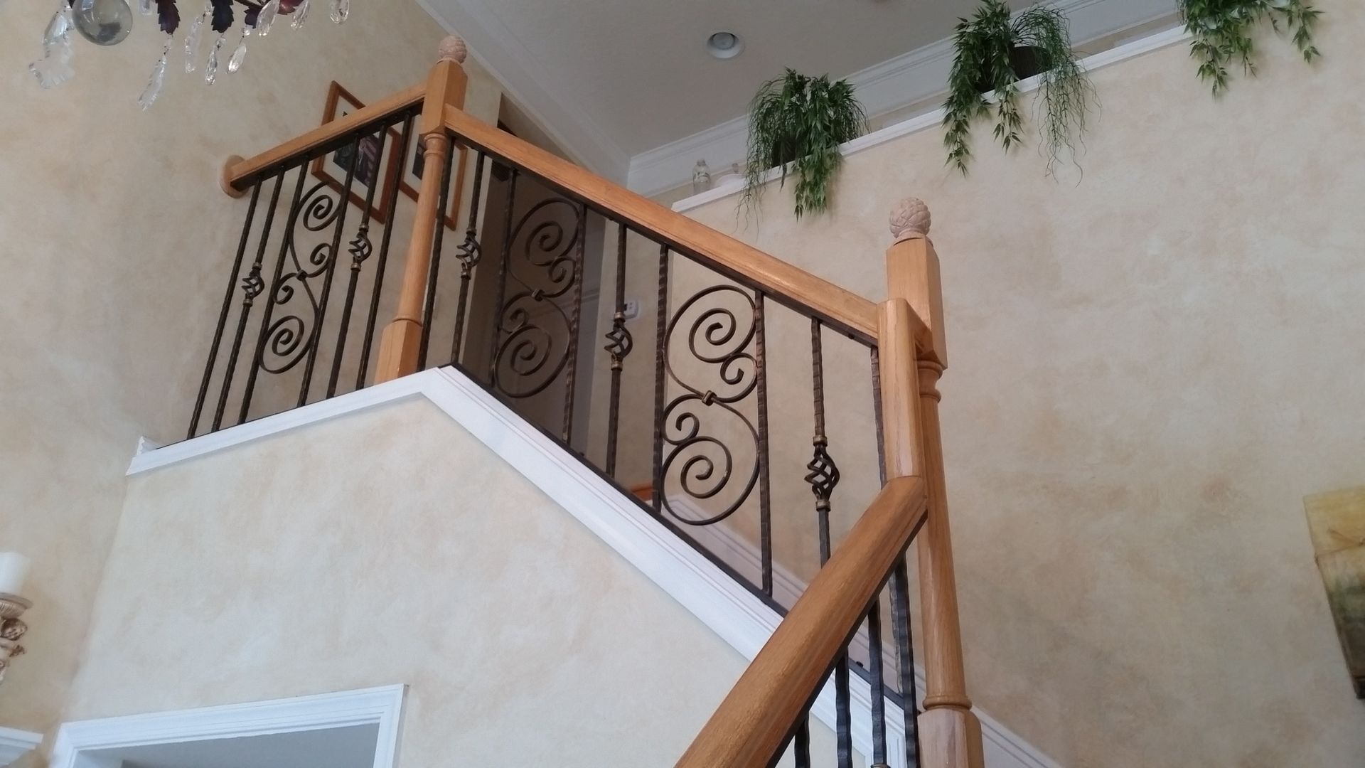 Handmade Wrought Iron Stair Railing