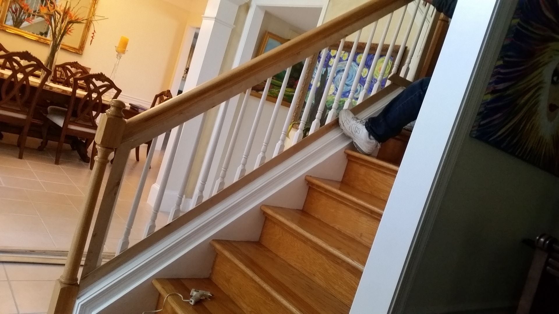 Handmade Wrought Iron Stair Railing 5