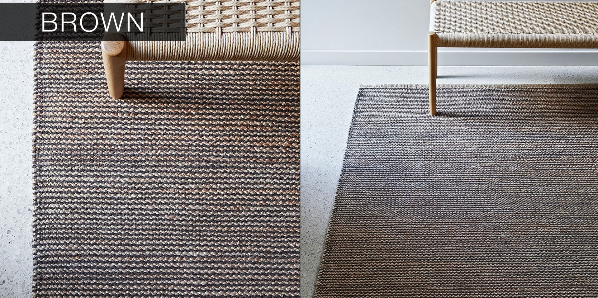 Handmade Flat Weave Hemp Rug- White 5 