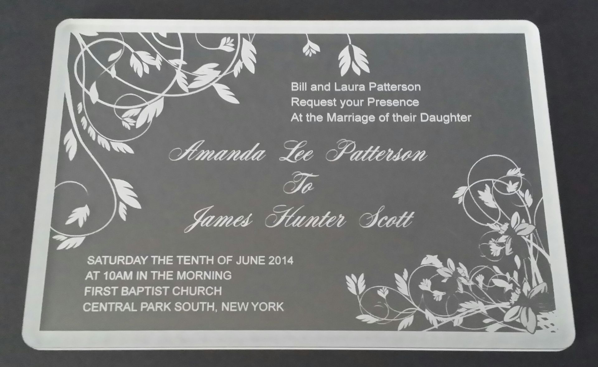 Wedding Invitation (Set Of 30)