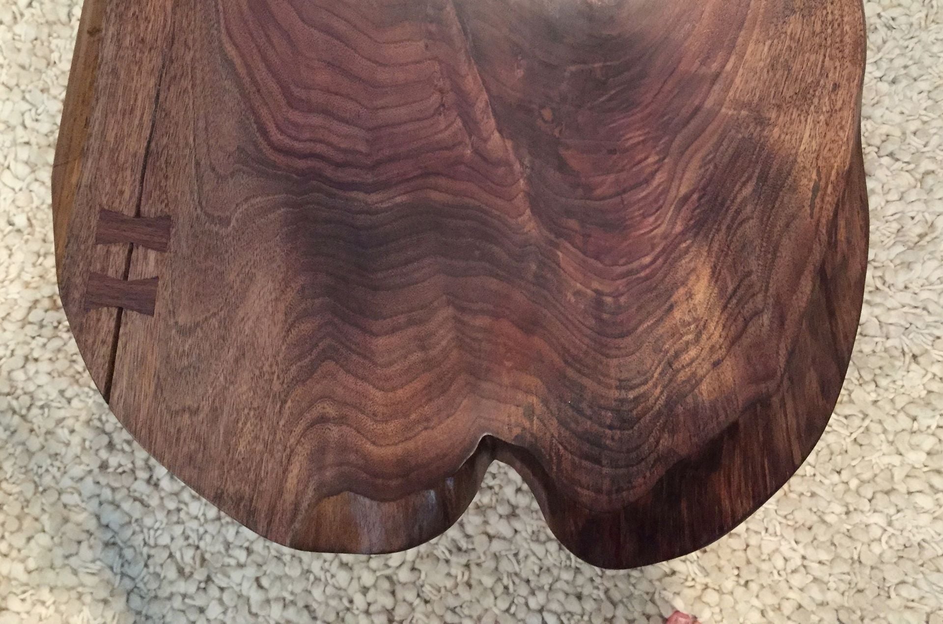 Walnut Slab Coffee Table With Live Edges 3 