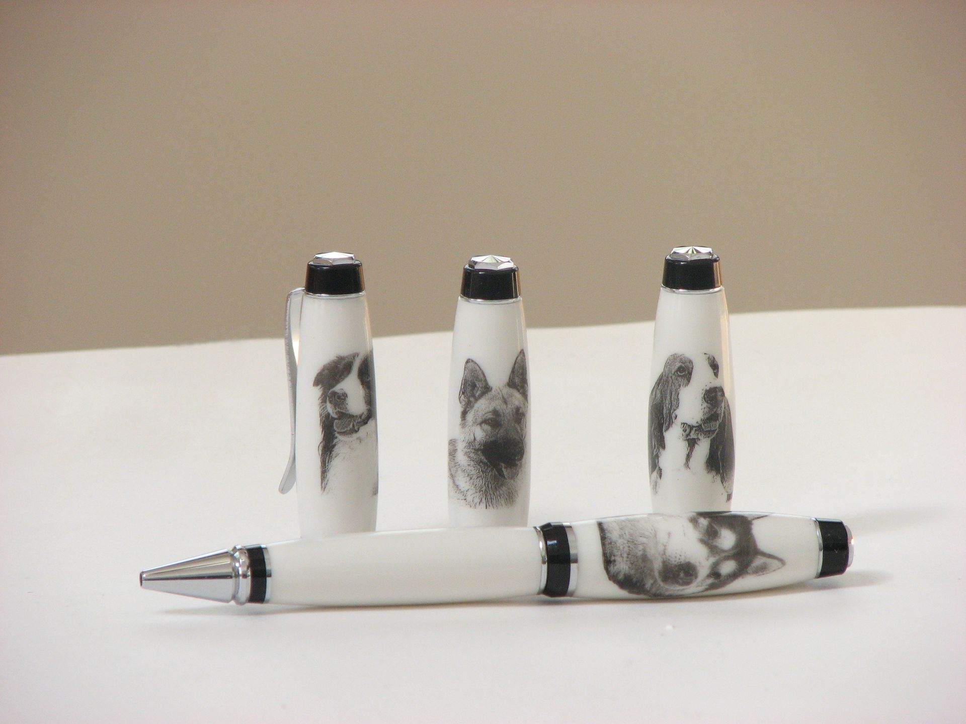 Dog Breed Engraved Pen