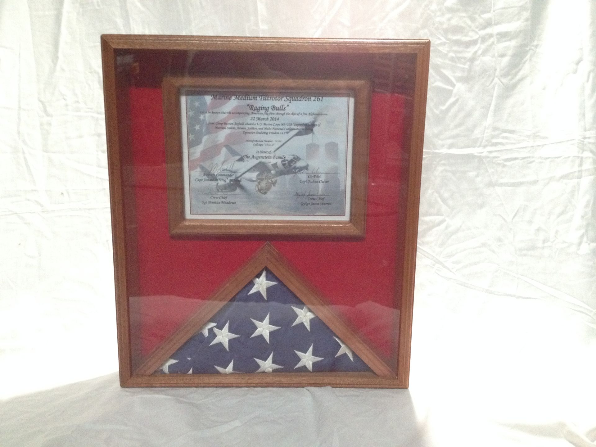Flag And Certificate Display Case