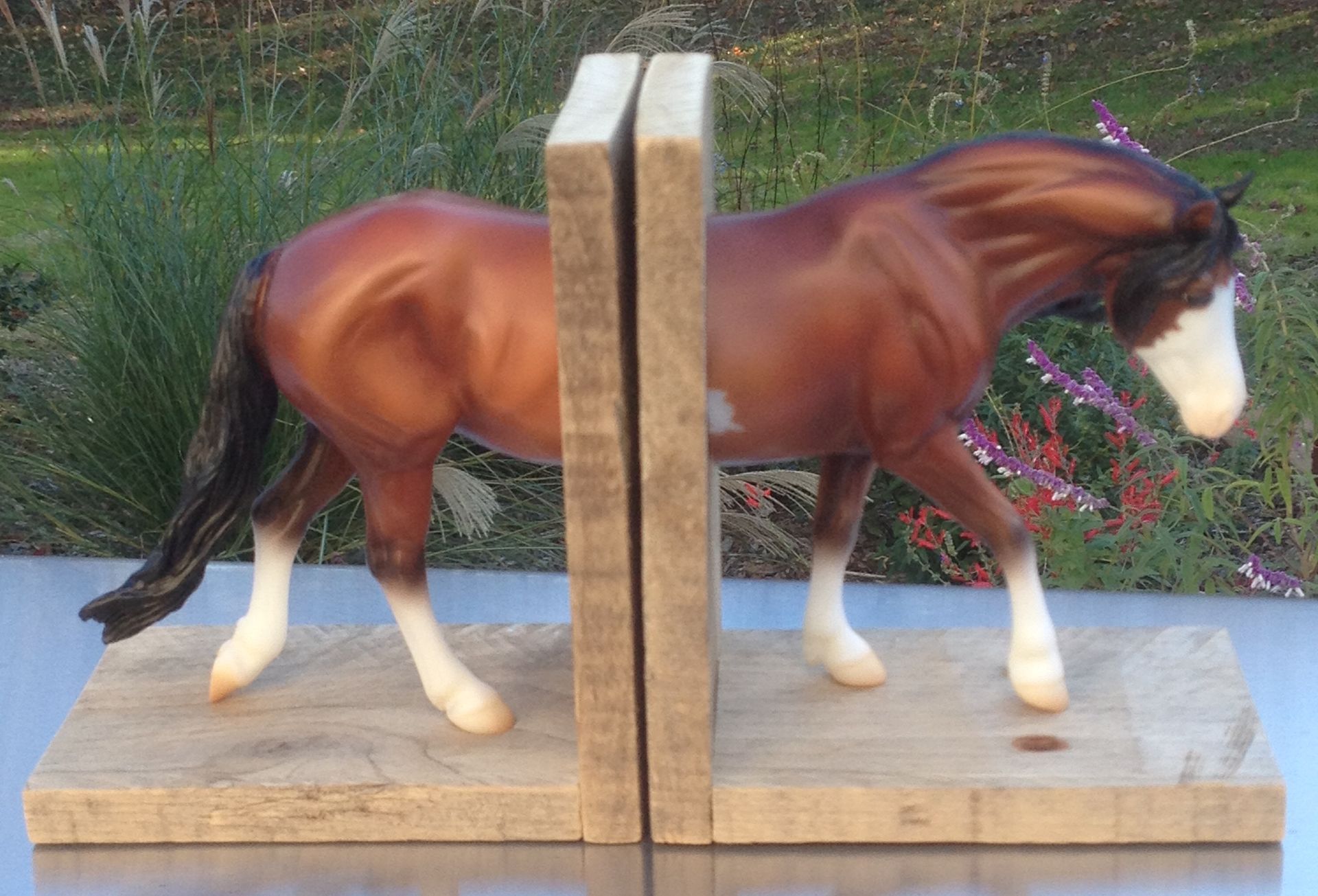Reclaimed Wood Farm Animal Bookends - Free Shipping! 2