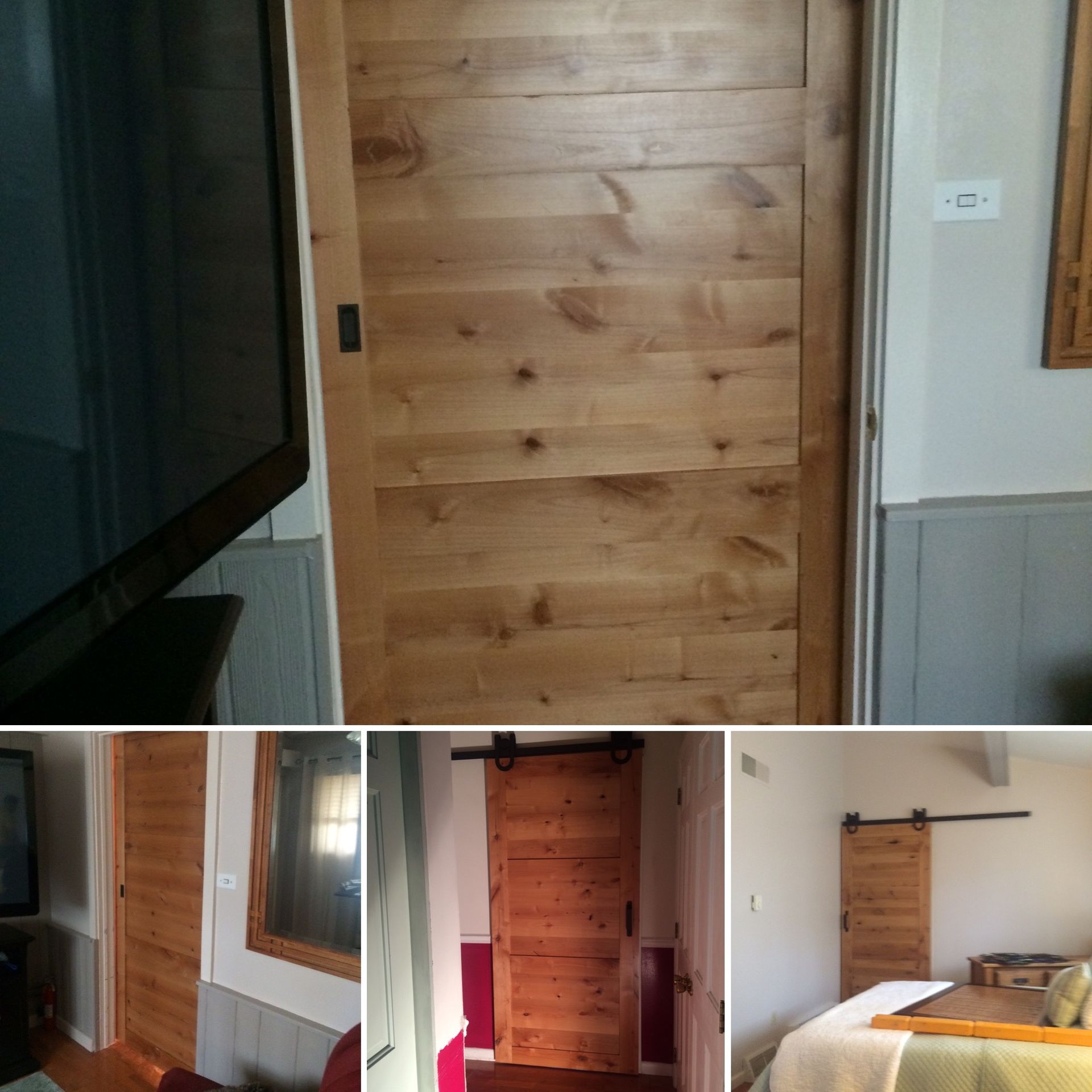 Internal Barn Door On Sliding Rail