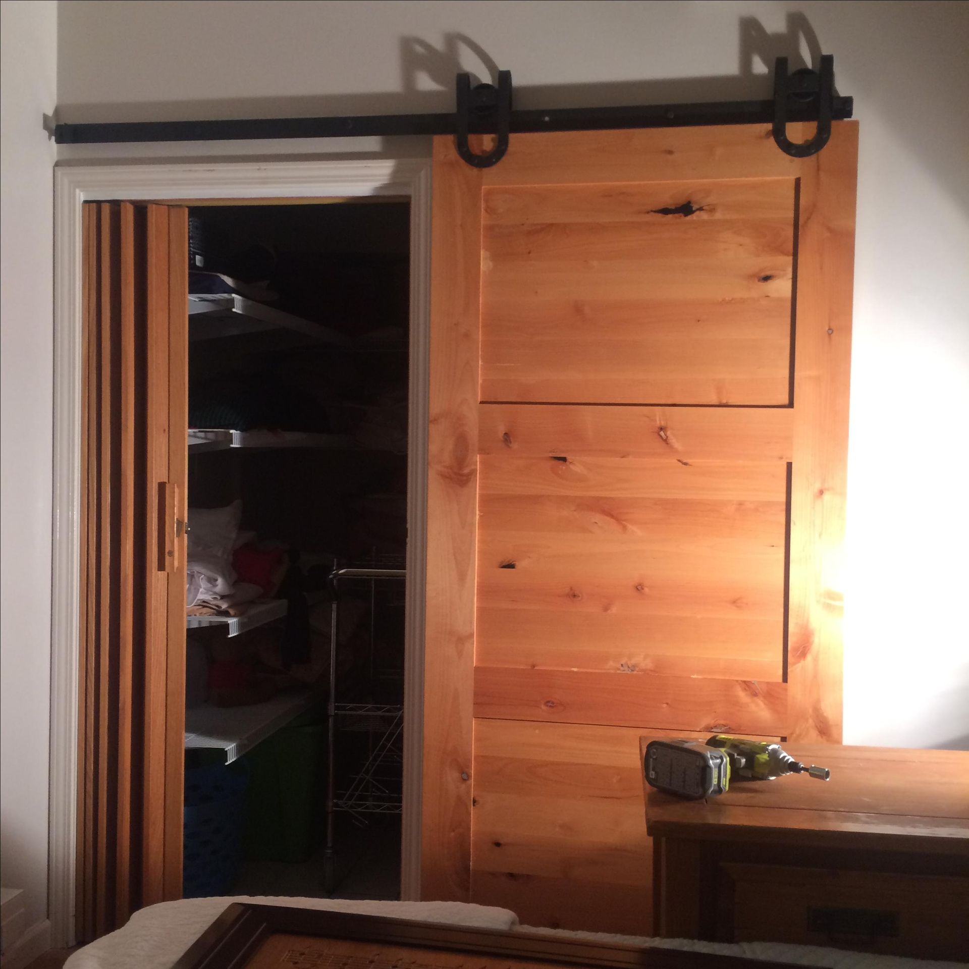 Internal Barn Door On Sliding Rail 5 
