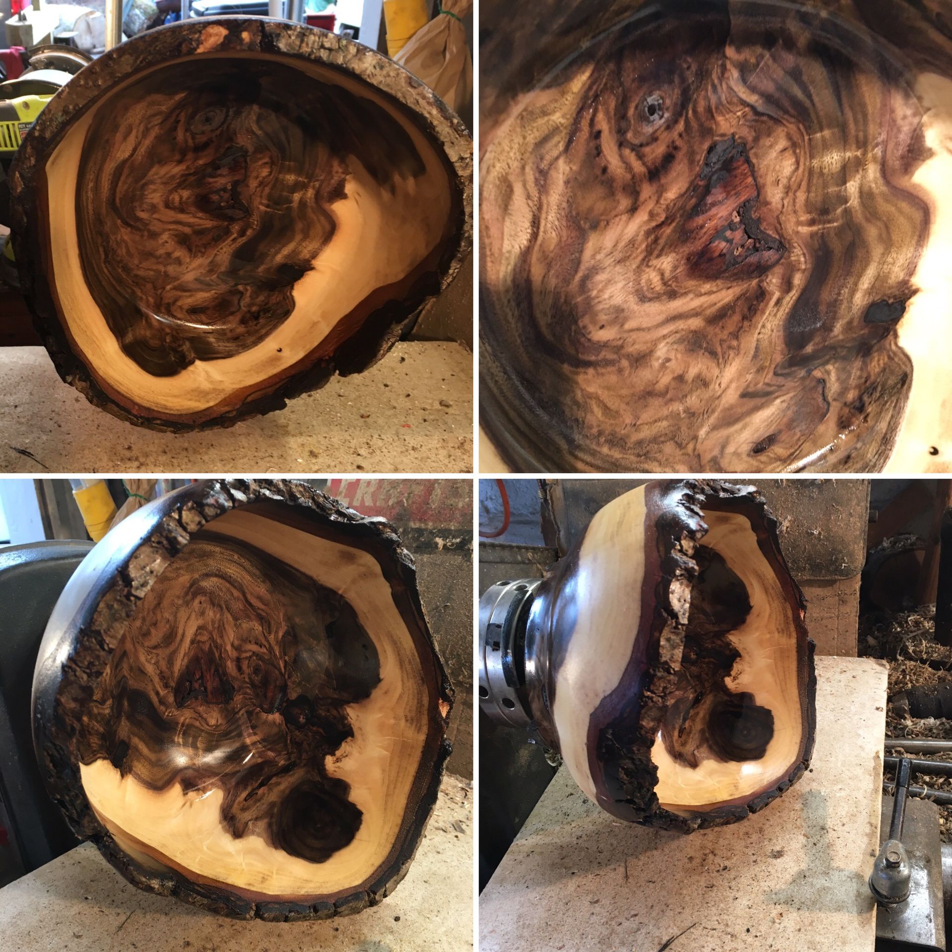 Walnut Natural Edge Bowl 2