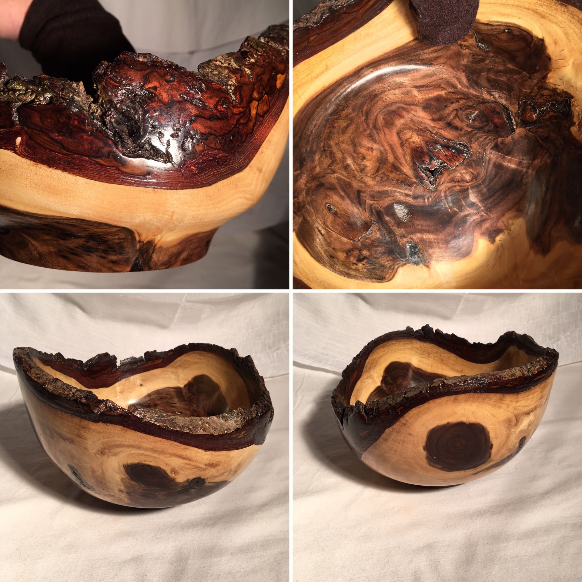 Walnut Natural Edge Bowl 5