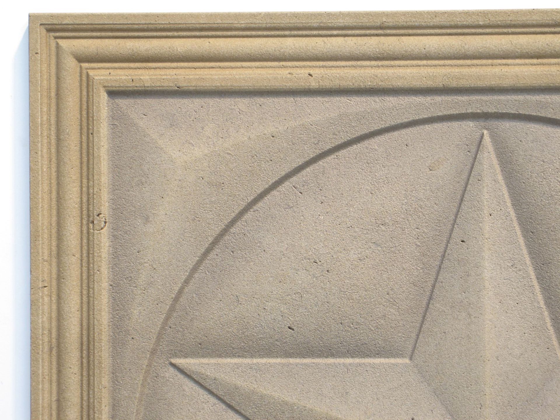 Carved Limestone Texas Star Decorative Backsplash Tile 6