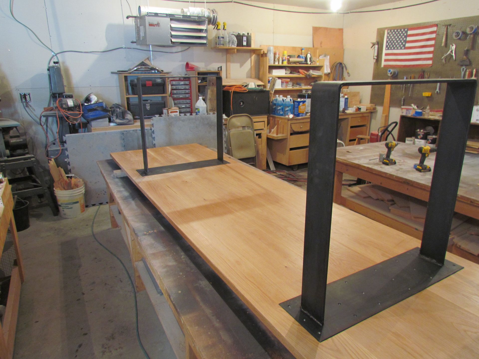 Maple And Steel 12ft Conference Table 3 