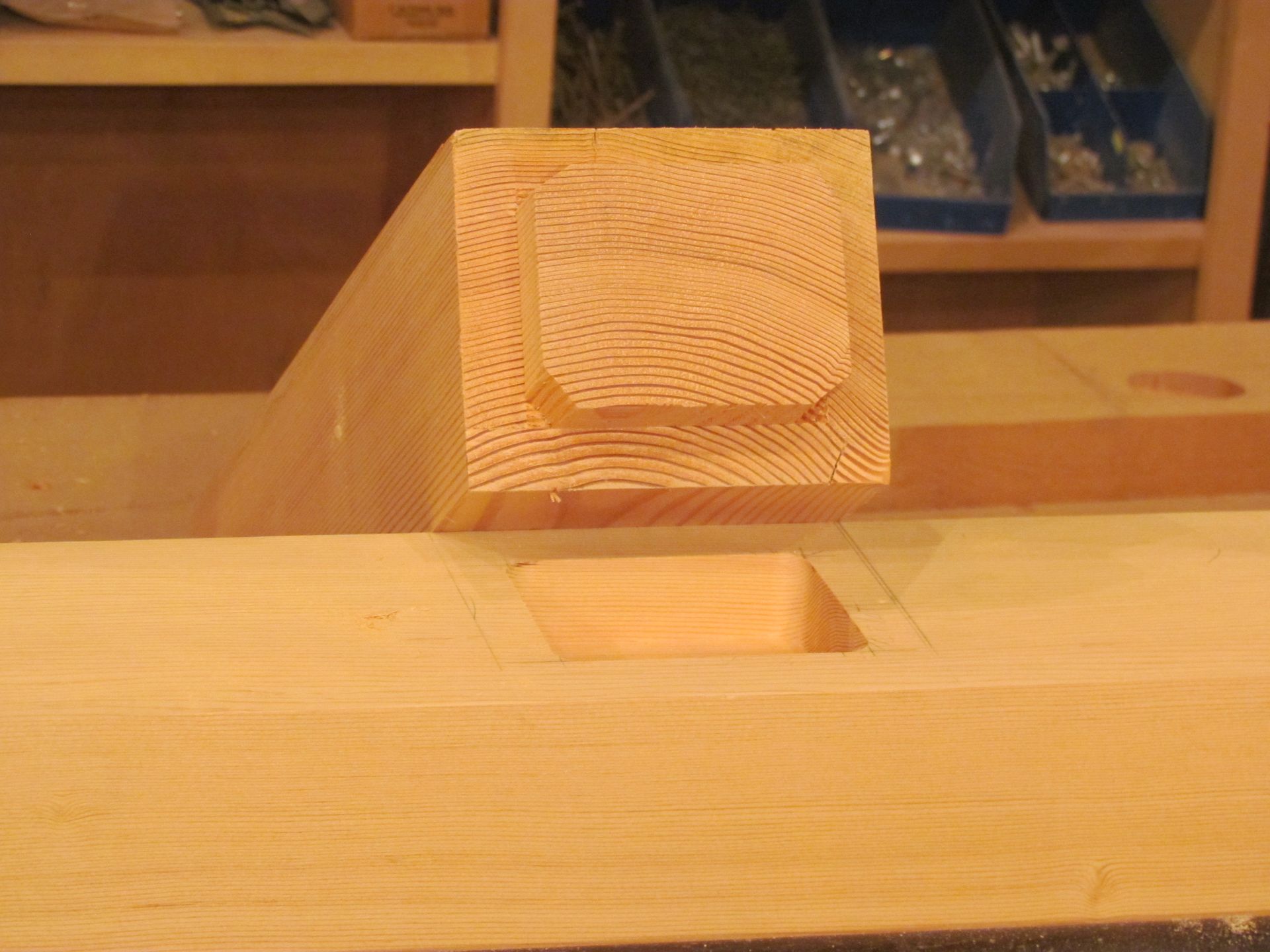 Douglas Fir Timber Bed Frame 3