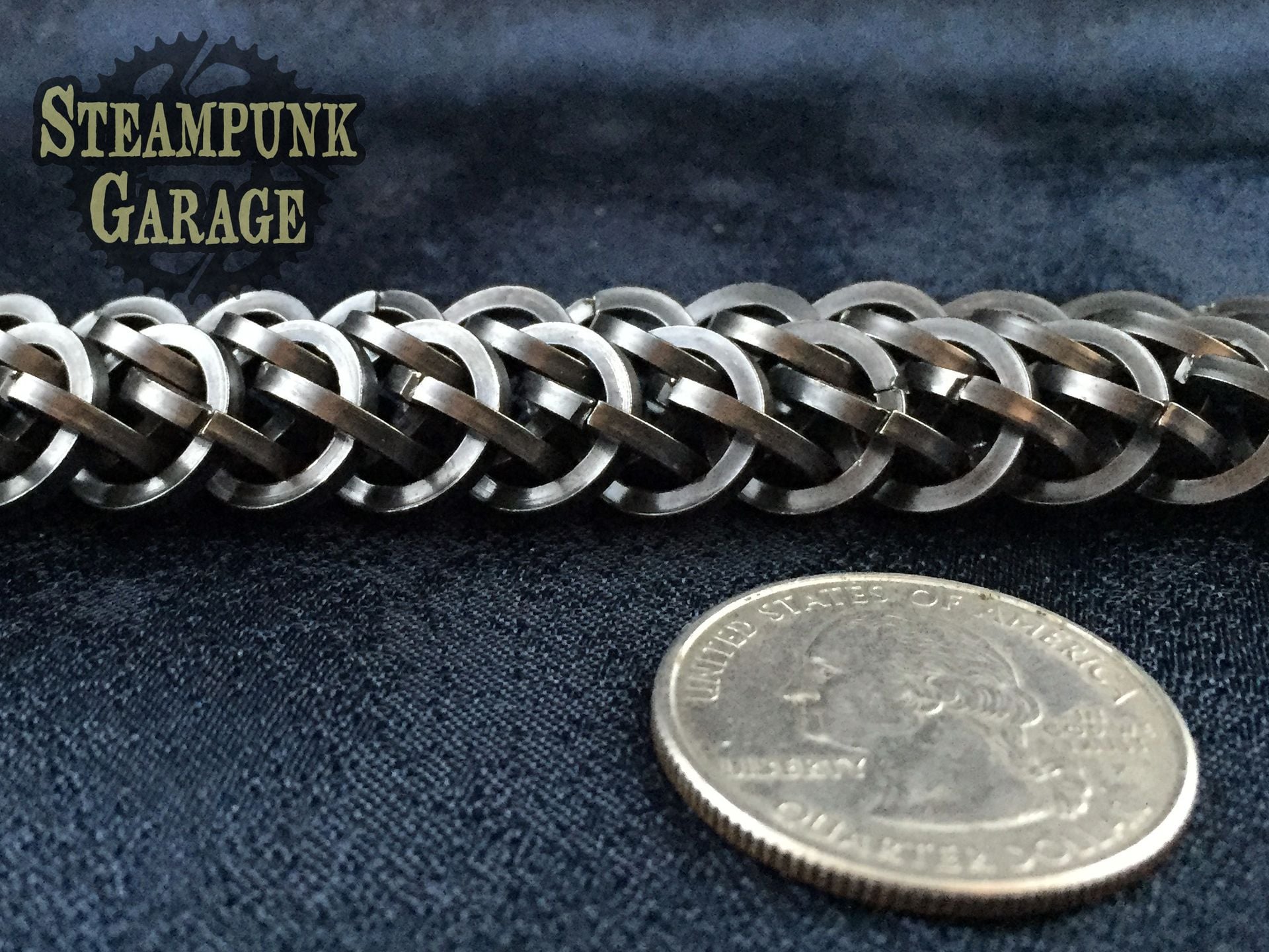 Wallet Chain - Black Square Steel - Heavy Duty Gsg 2