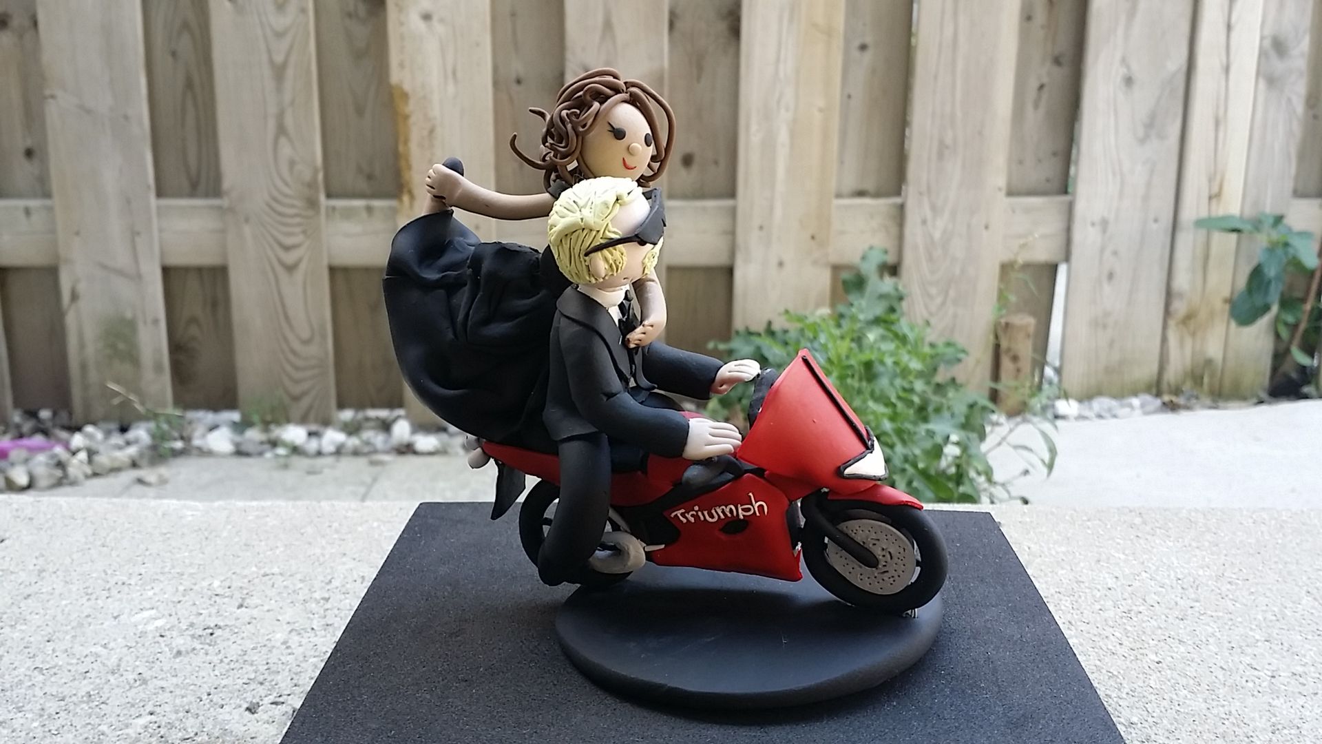 Cute Motorcycle Topper
