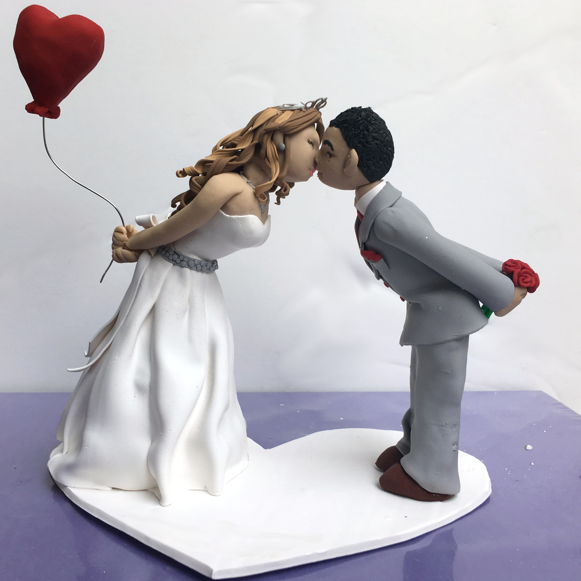 Kissing Bride And Groom