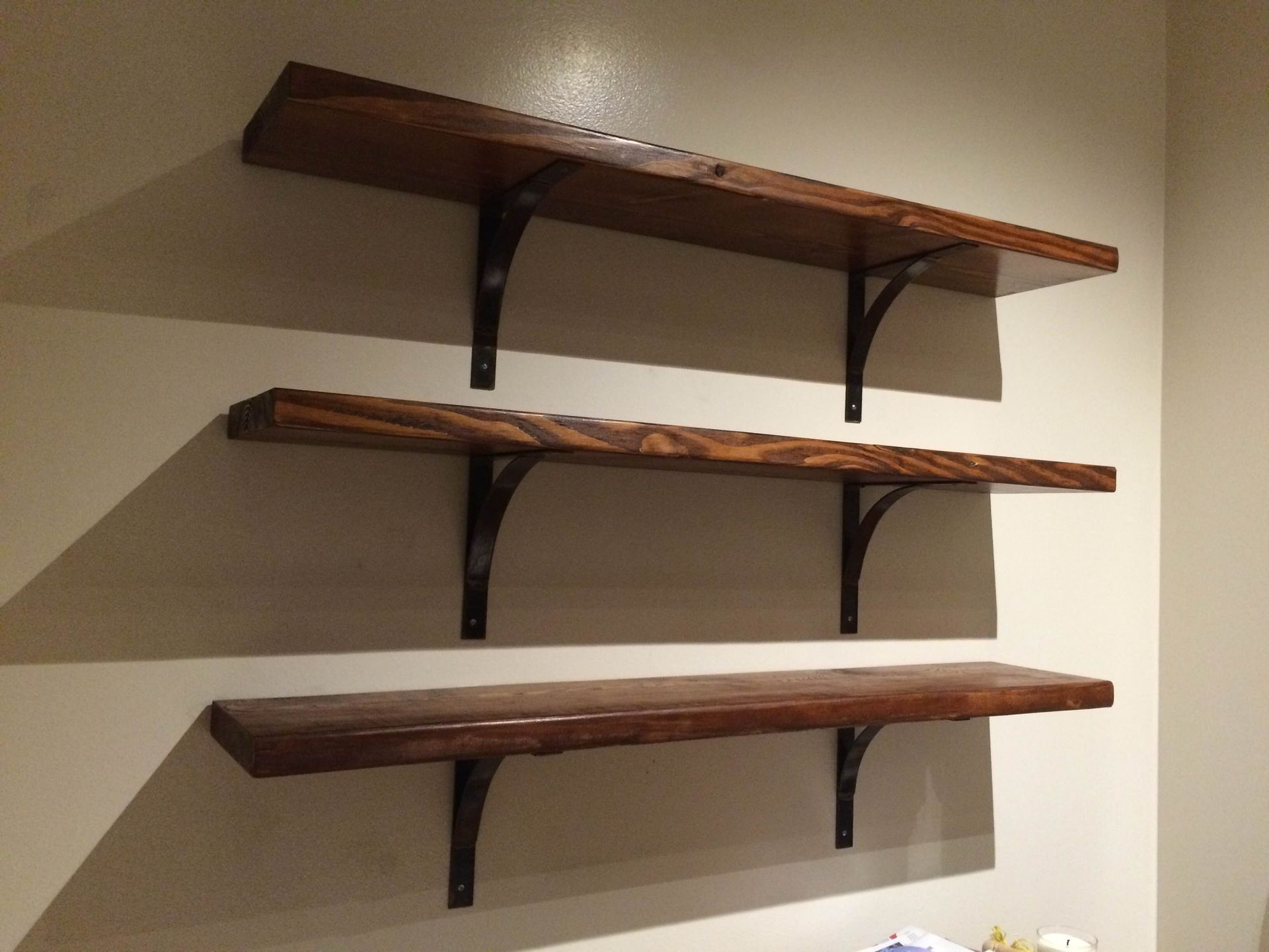 Handmade Industrial Steel Shelf Bracket