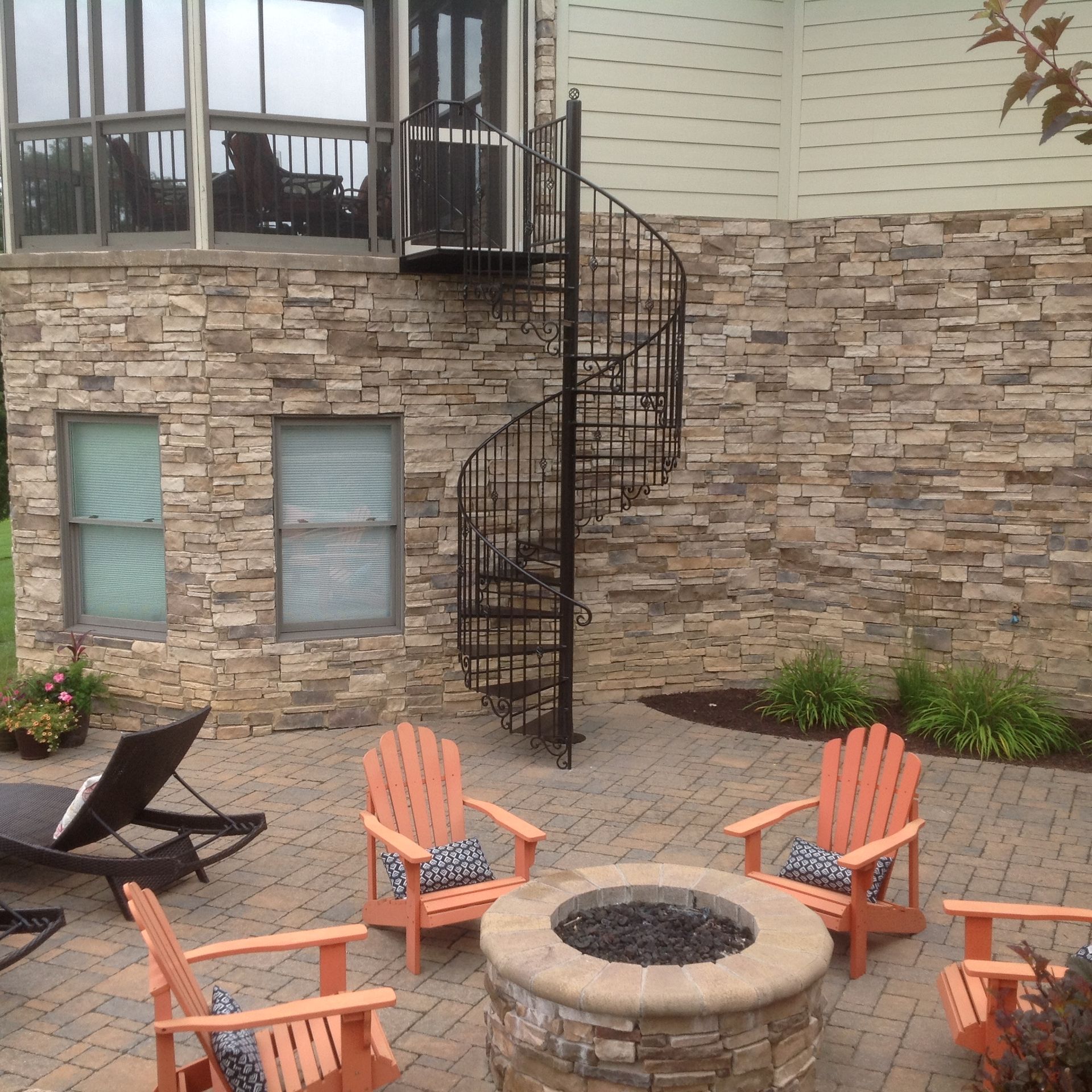 Outdoor Spiral Staircase 5