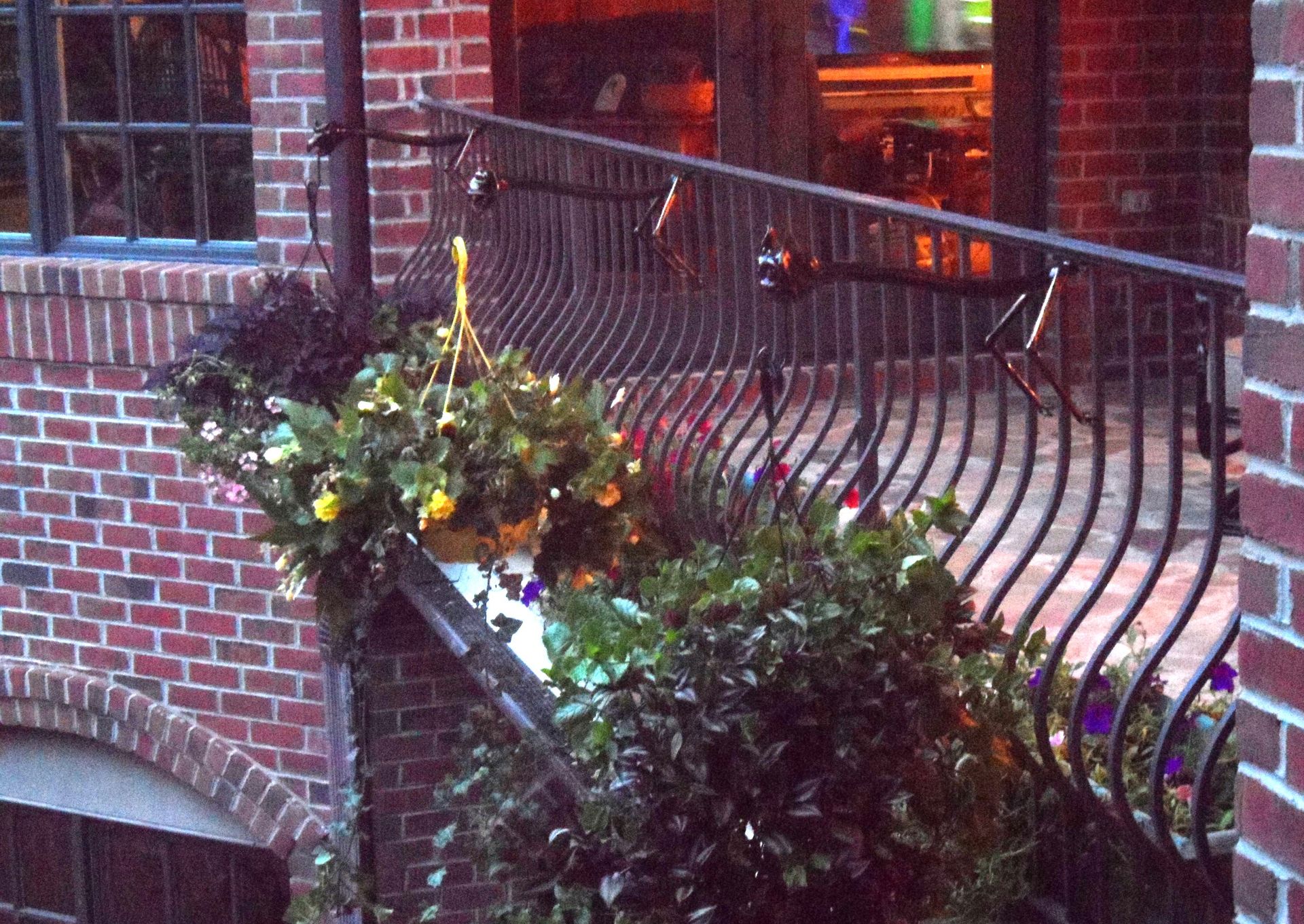 Custom Plant Hanger For Iron Railing 3