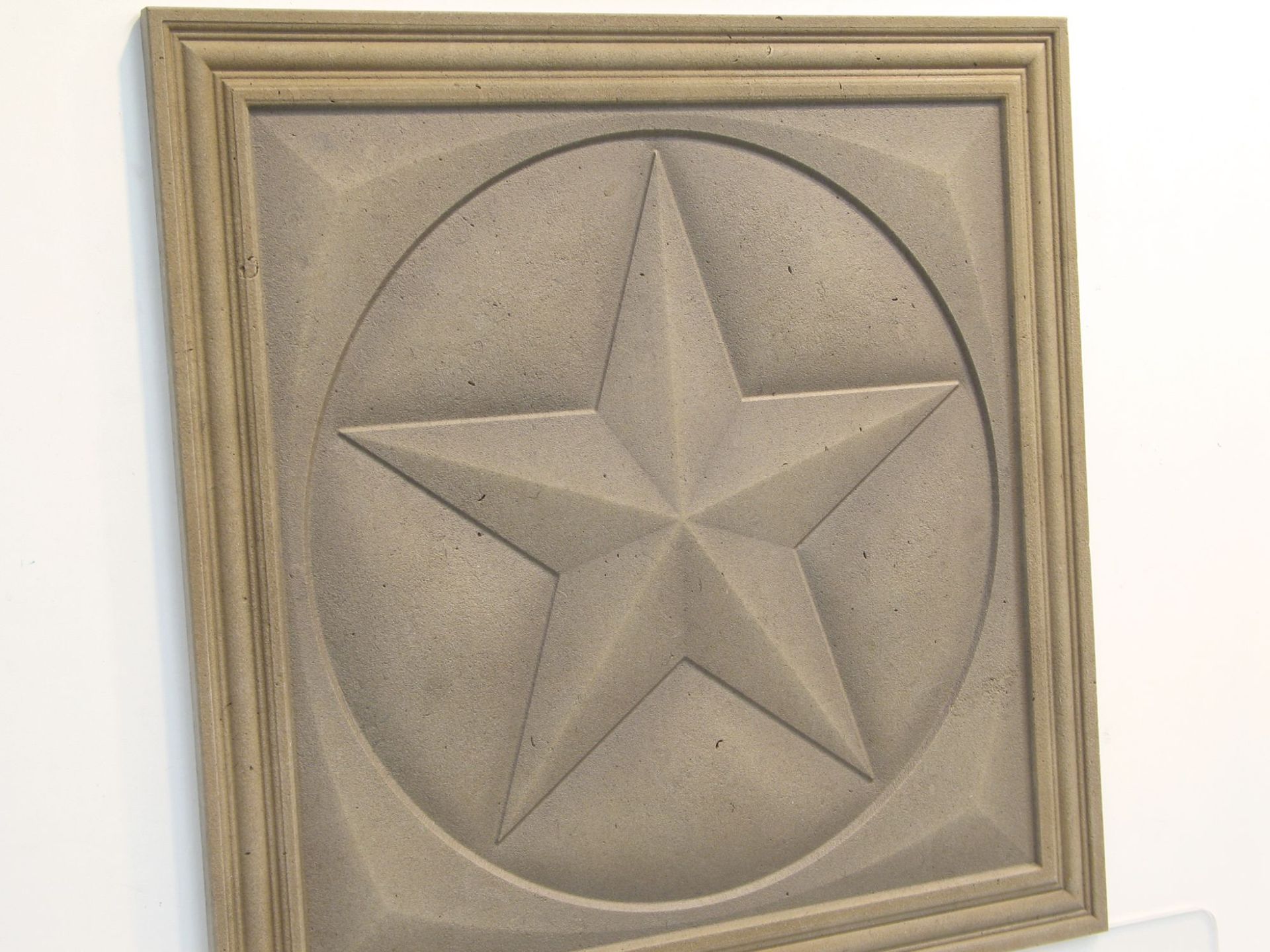 Carved Limestone Texas Star Decorative Backsplash Tile 4