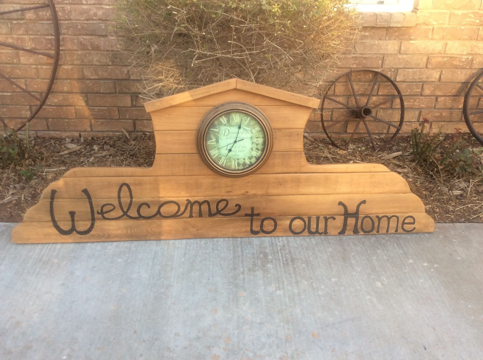 Custom Distressed Barn-Wood Wall Decor
