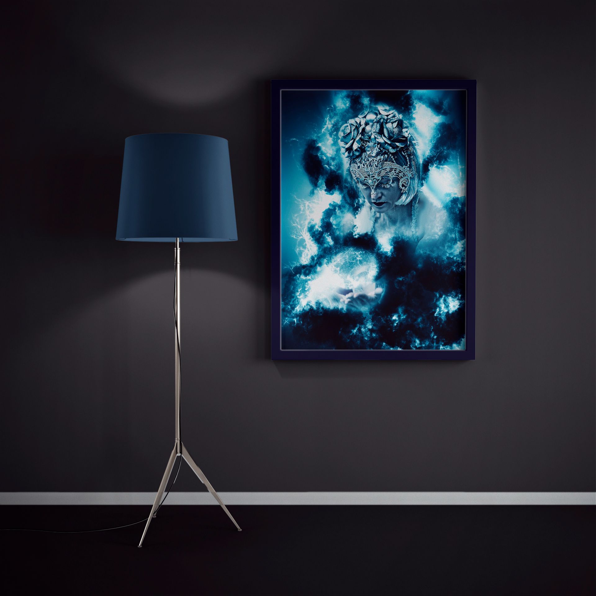 Superhero Portrait Lightning Custom Poster Print From Photo 5 