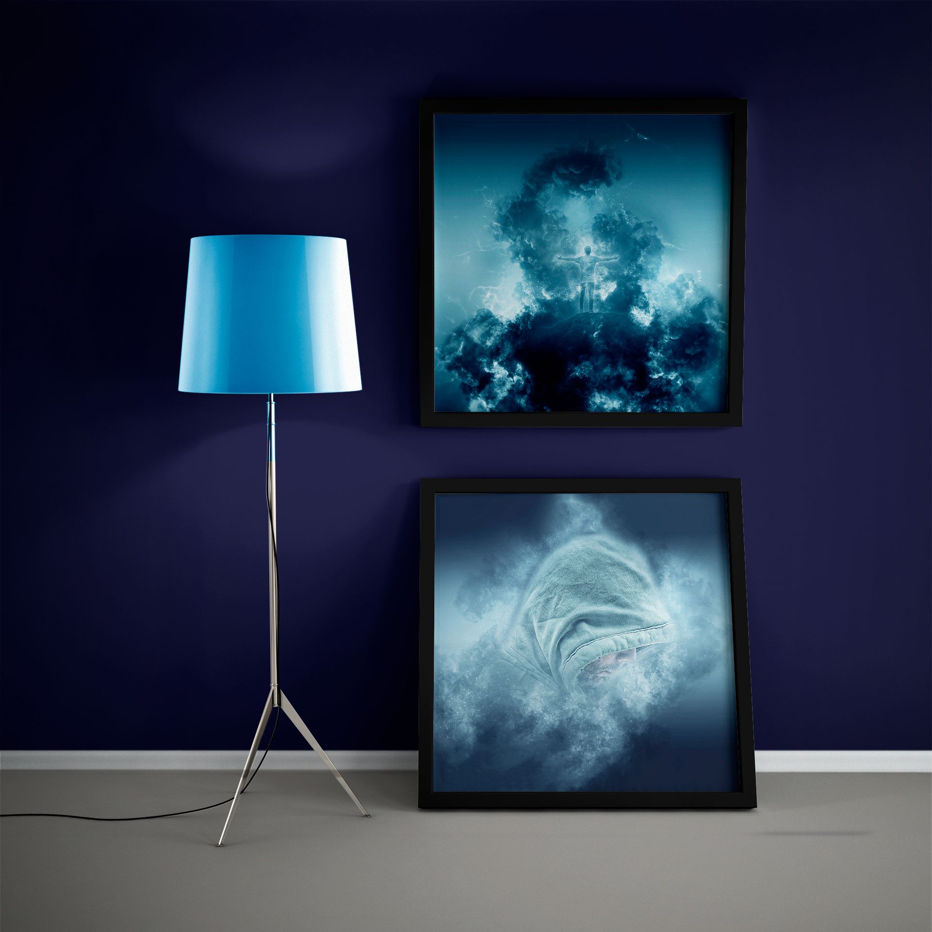 Superhero Portrait Lightning Custom Poster Print From Photo 3 