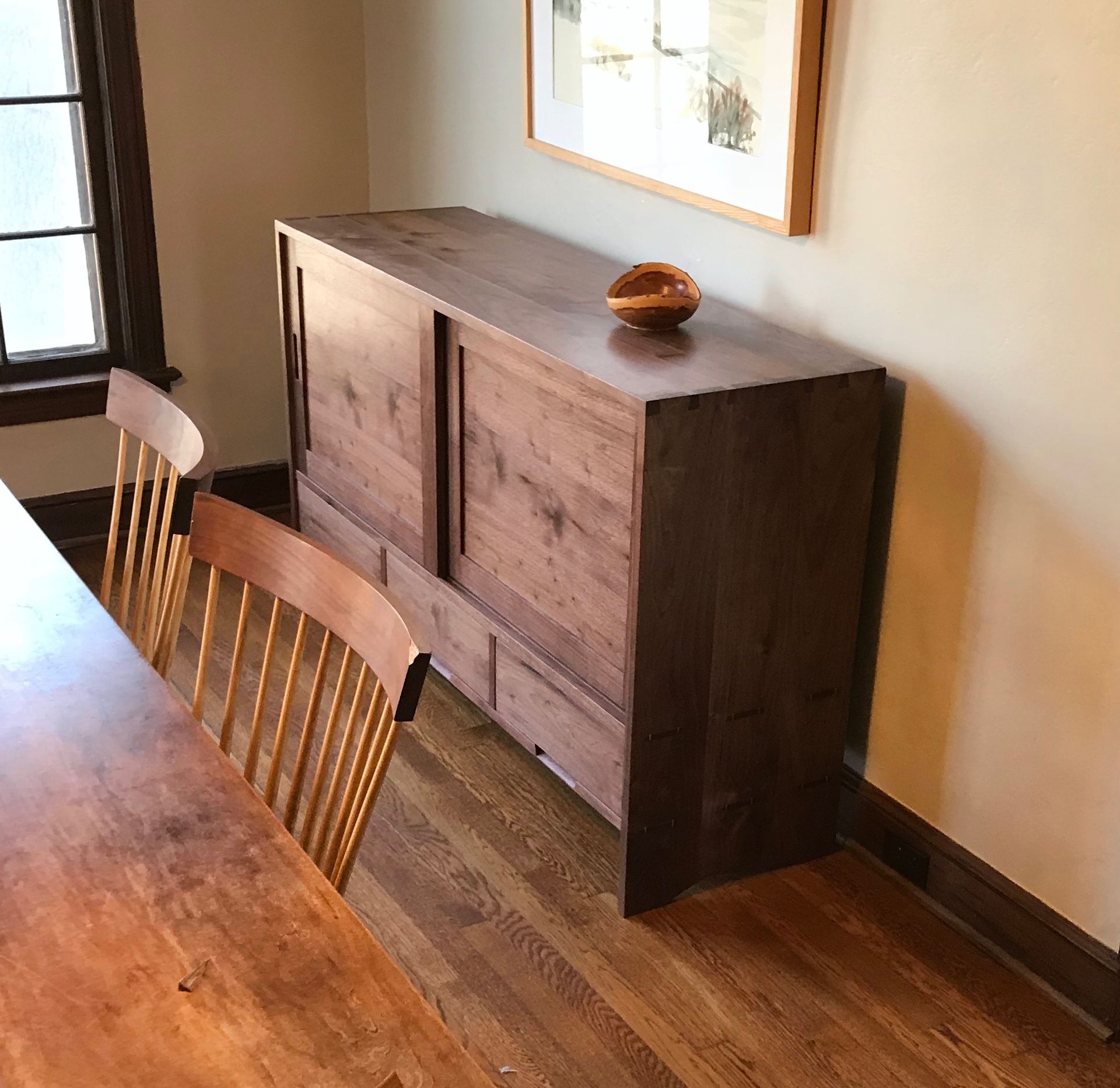 Shaker Sideboard In Walnut And Ash. 5