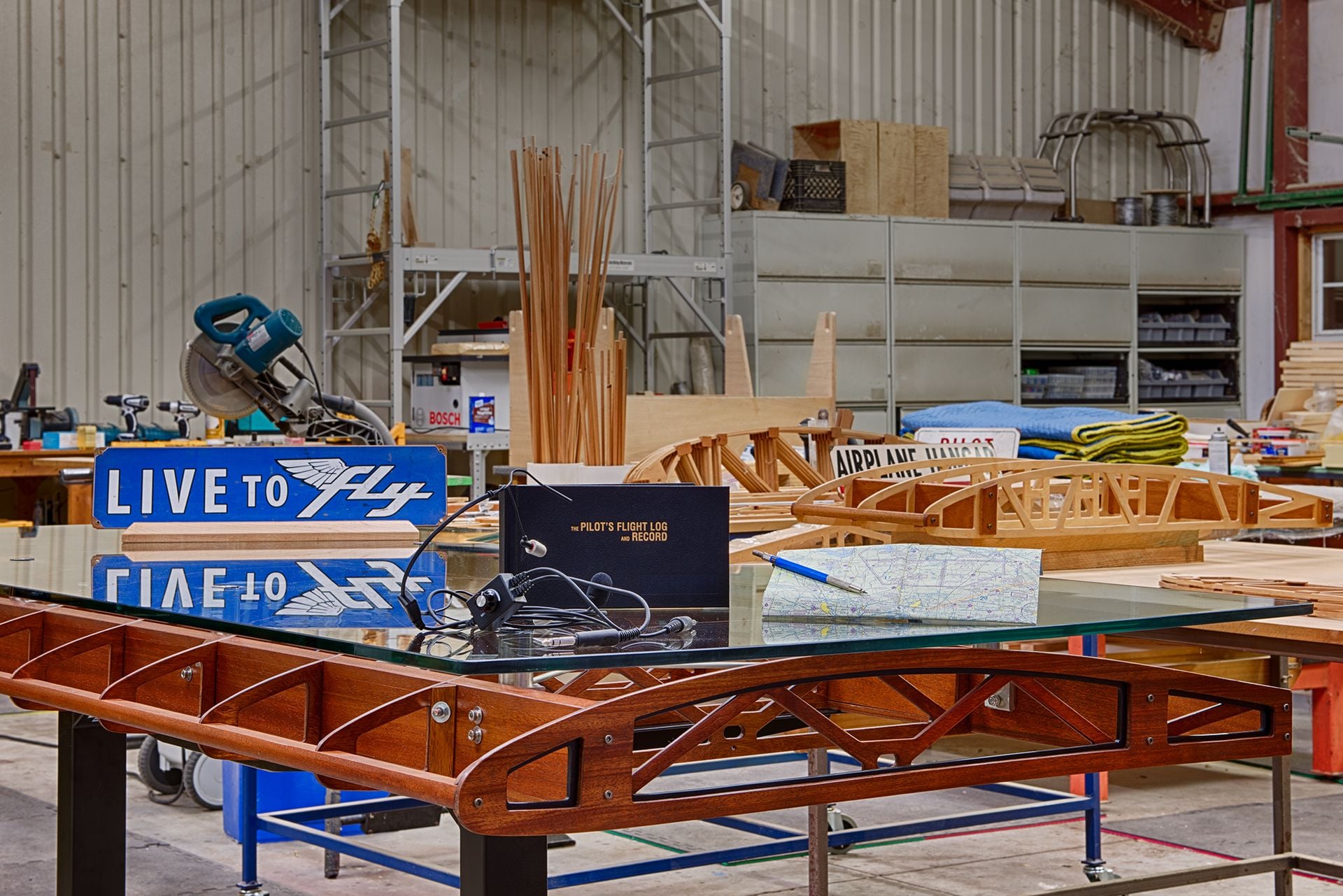 Aviation Flight Level Desk With Altitude Controls 4 