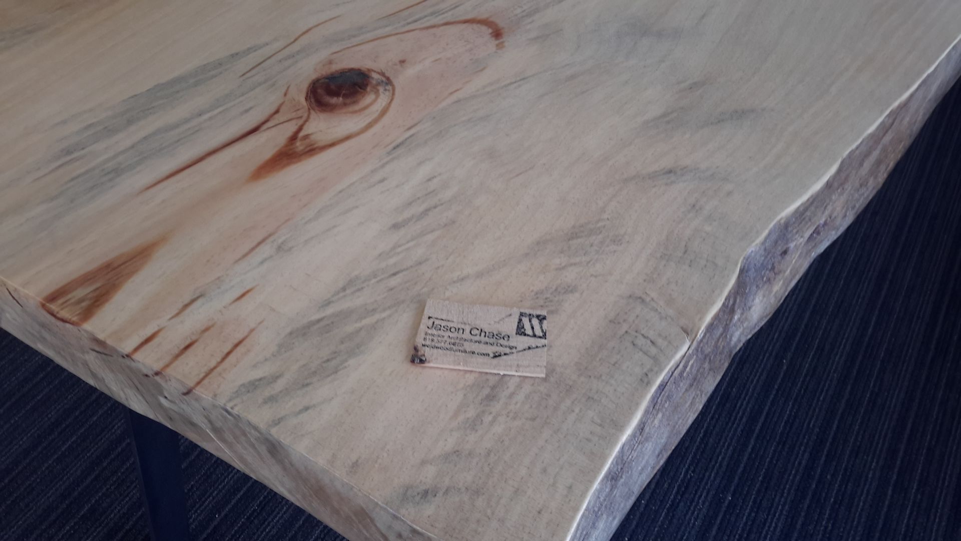 Hand Hewn Live Edge Table 4