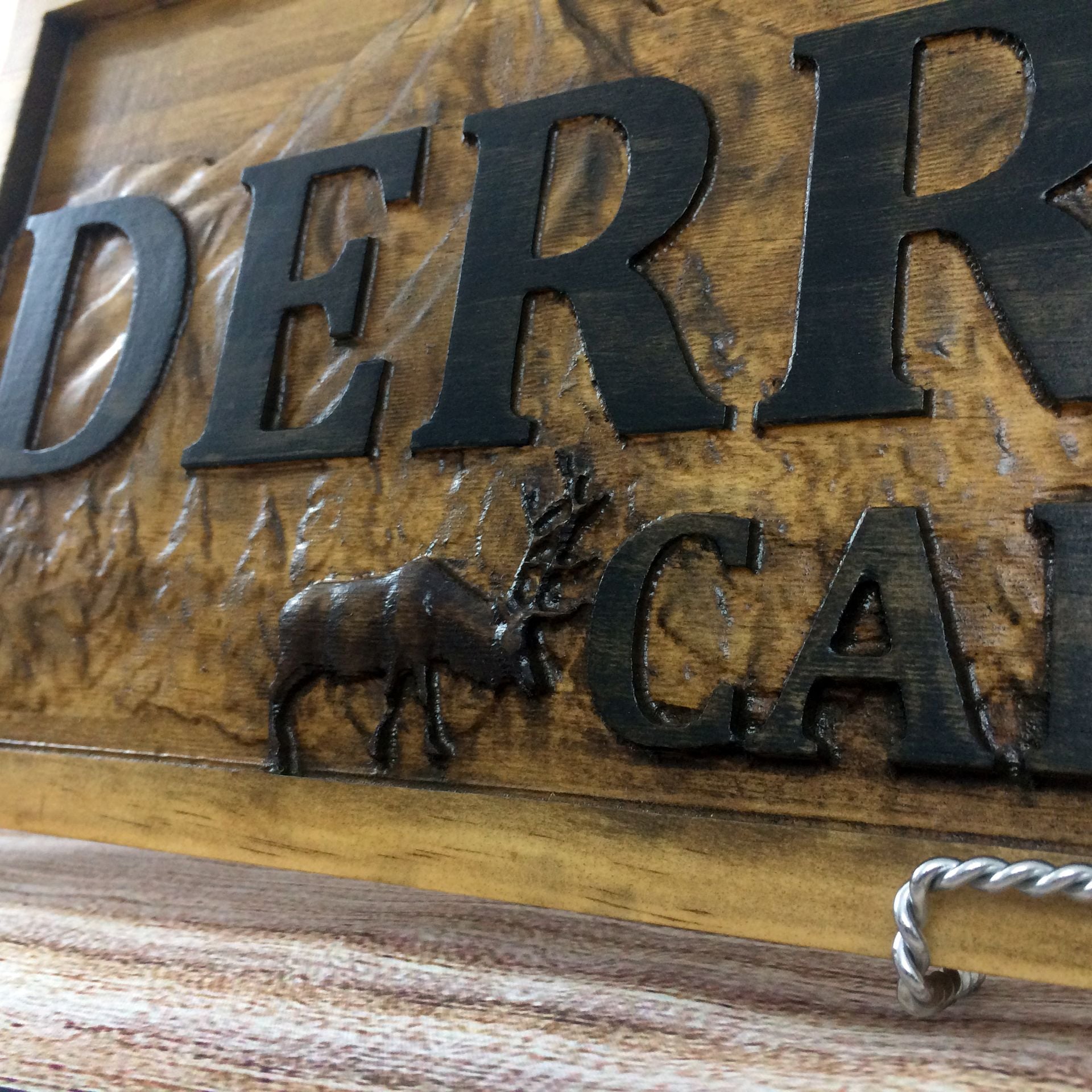 Cabin Sign Custom Wood Sign Rustic Cabin Decor Man Cave Sign Camper Sign Lake House Décor 2 