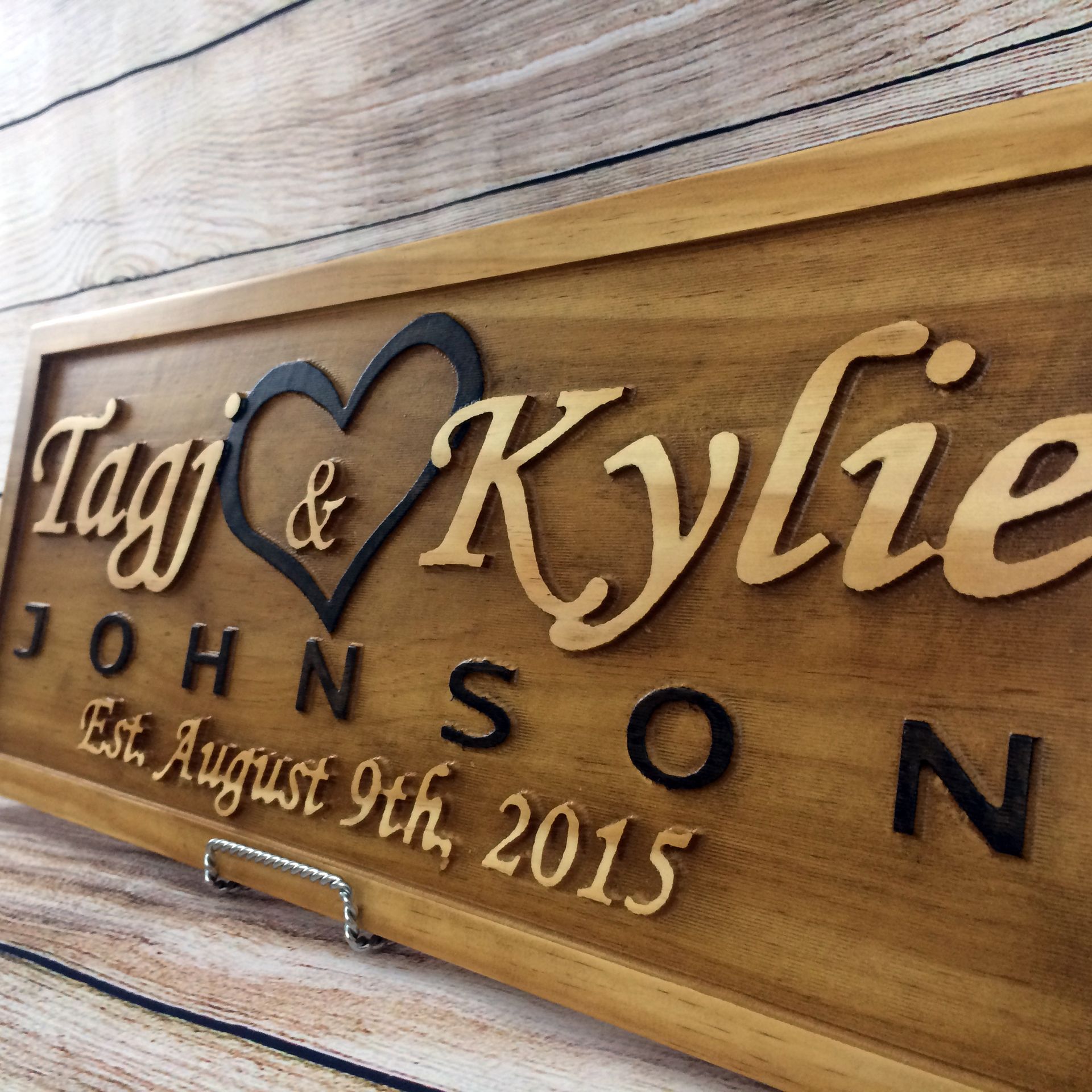 Wedding Gift Wedding Sign Anniversary Gift Family Name Sign Established Sign Personalized Last Name