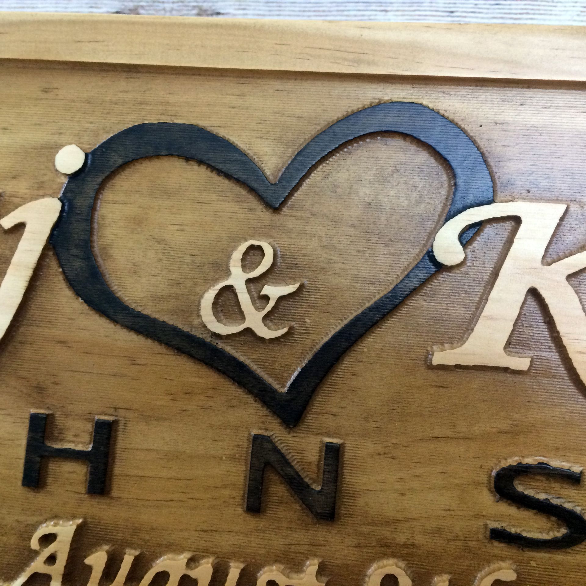 Wedding Gift Wedding Sign Anniversary Gift Family Name Sign Established Sign Personalized Last Name 5 